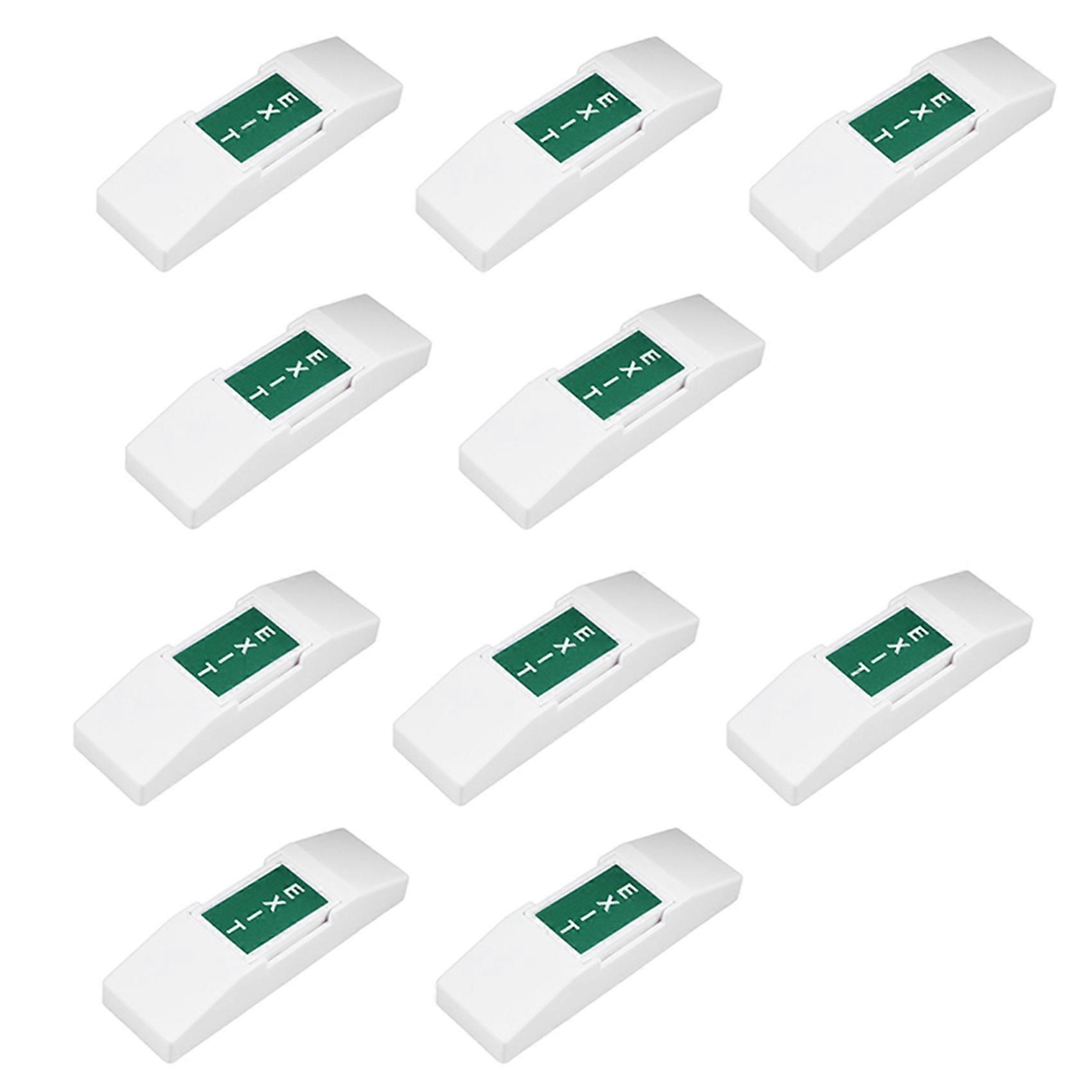 10X Electric Door Emergency Exit Closed Momentary Push Button Switch