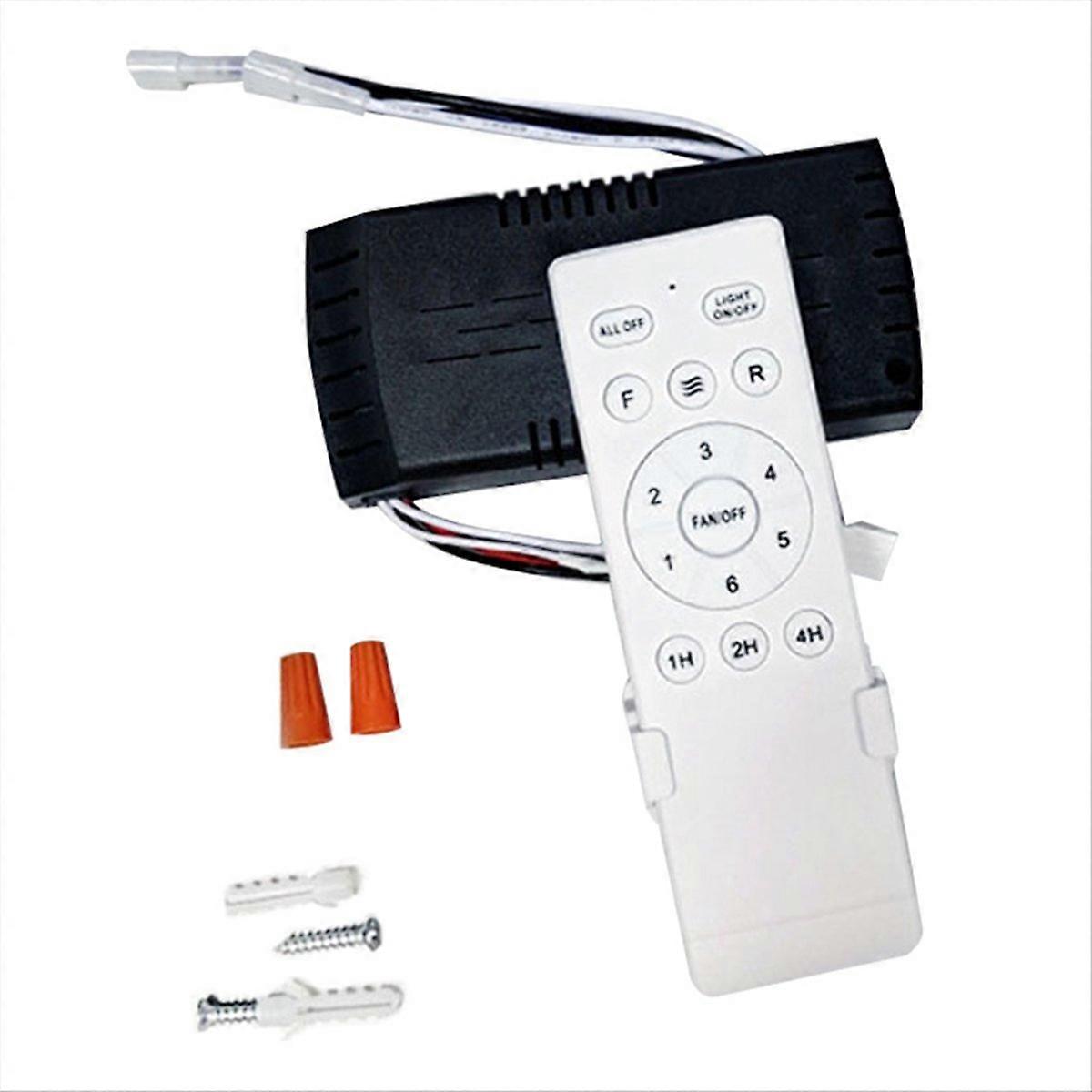 Universal Ceiling Fan Remote Control Kit Replacement 6-Speed & Timing