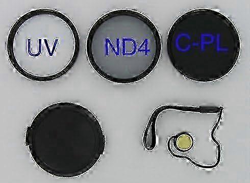 1 Set Digital Hi Resolution UV CPL ND4 Filter Set for Digital Cameras 58MM 25-26S