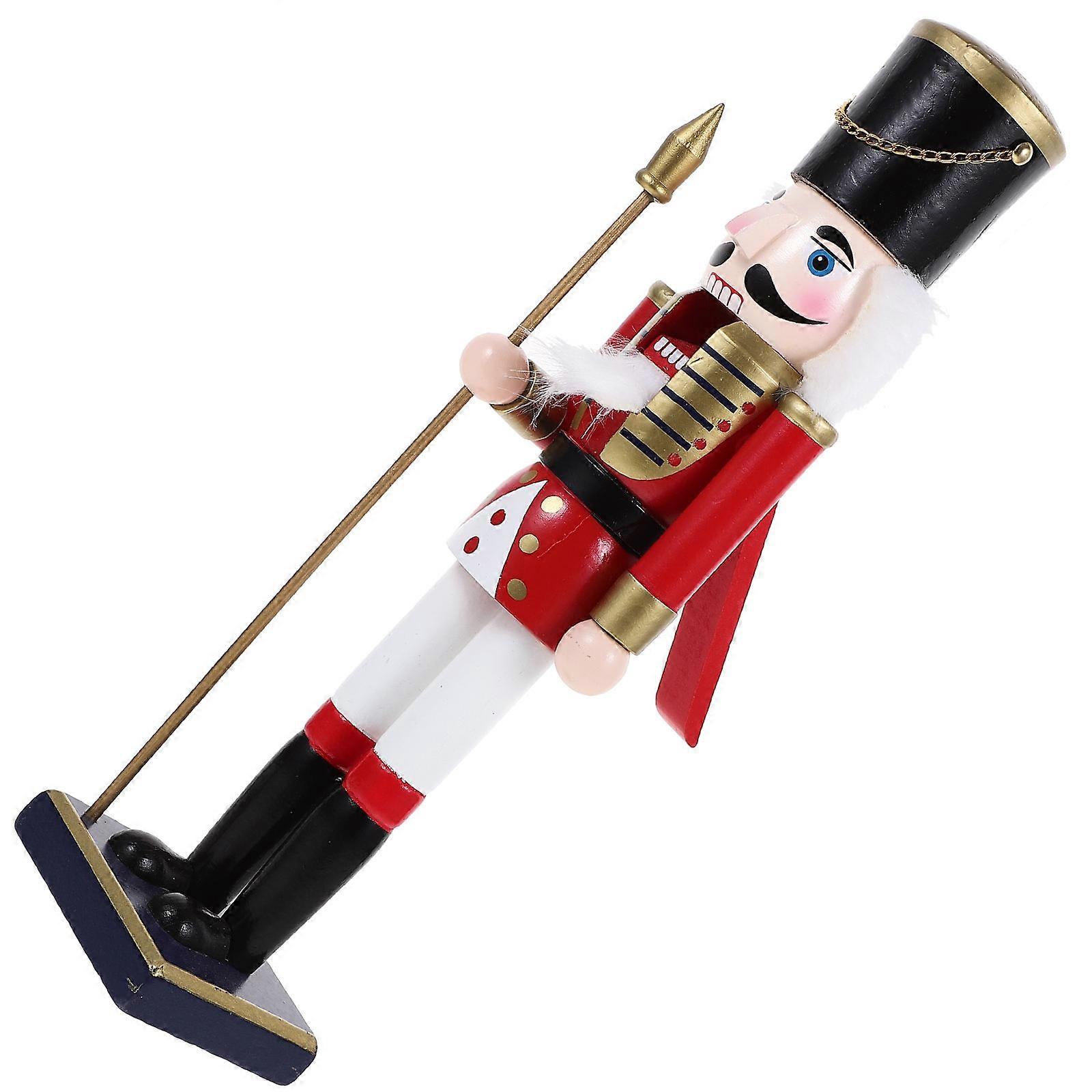 Christmas Nutcracker Figurine Nutcracker Wooden Nutcracker Soldier Figurines Christmas Nutcracker