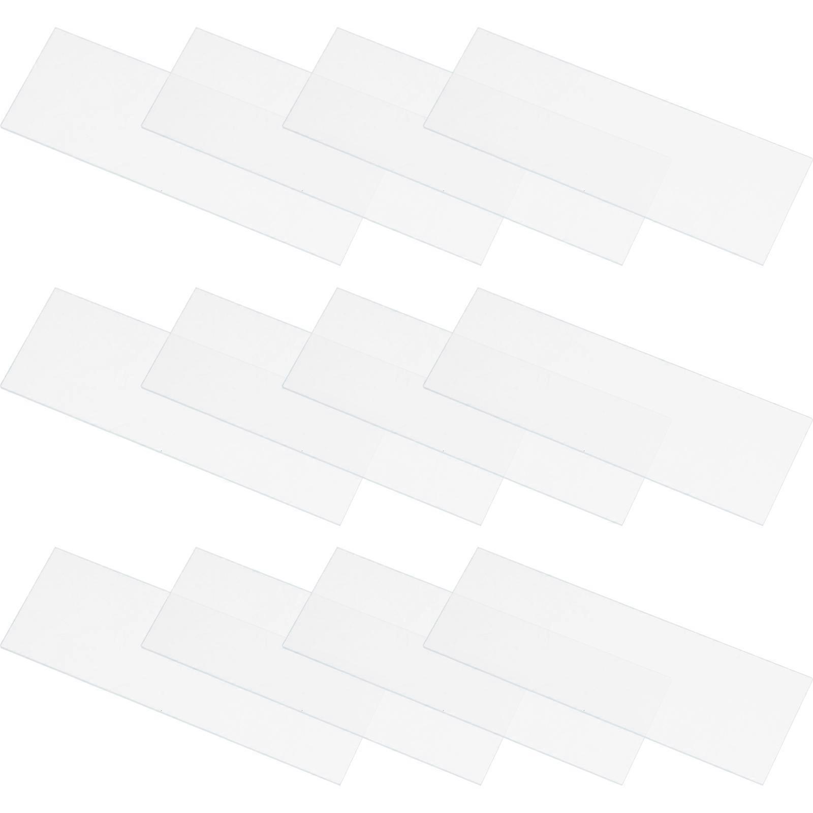 50pcs Blank Microscope Slides with 100pcs Pre Cleaned Cover Glasses