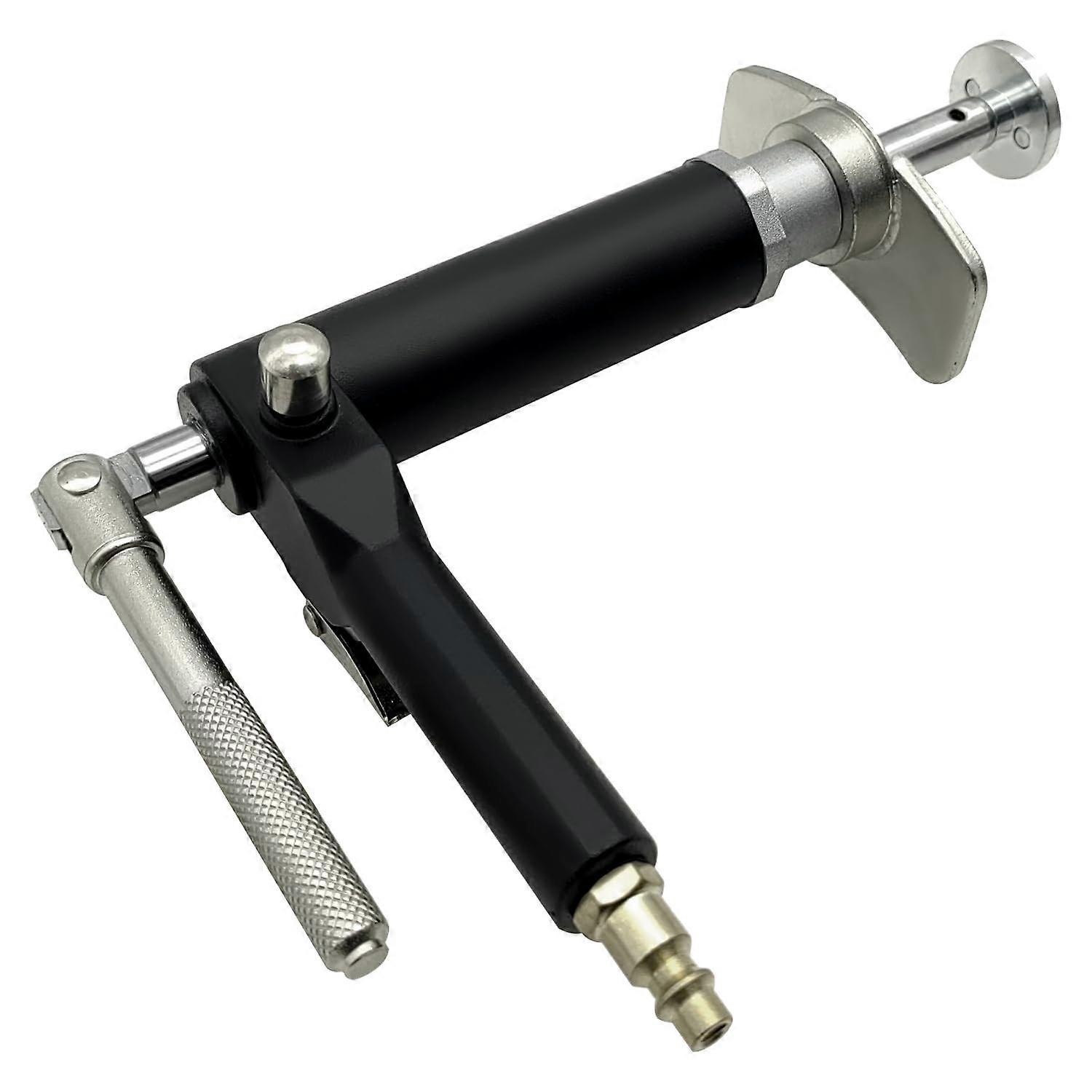 Air Powered Brake Caliper Tool with Magnetic Adapter Lock, 360° Dual Rotation for Disc Brakes