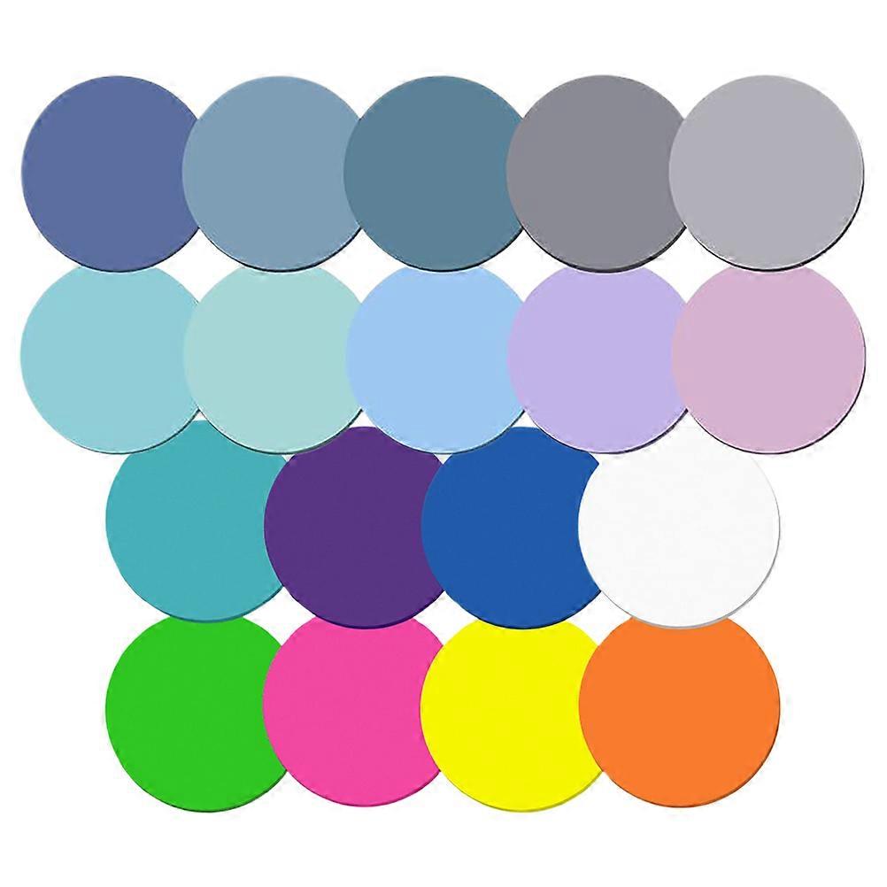 Cute Note Pads Round Clear Memo Pads for Office 2Pcs Easy to Remove