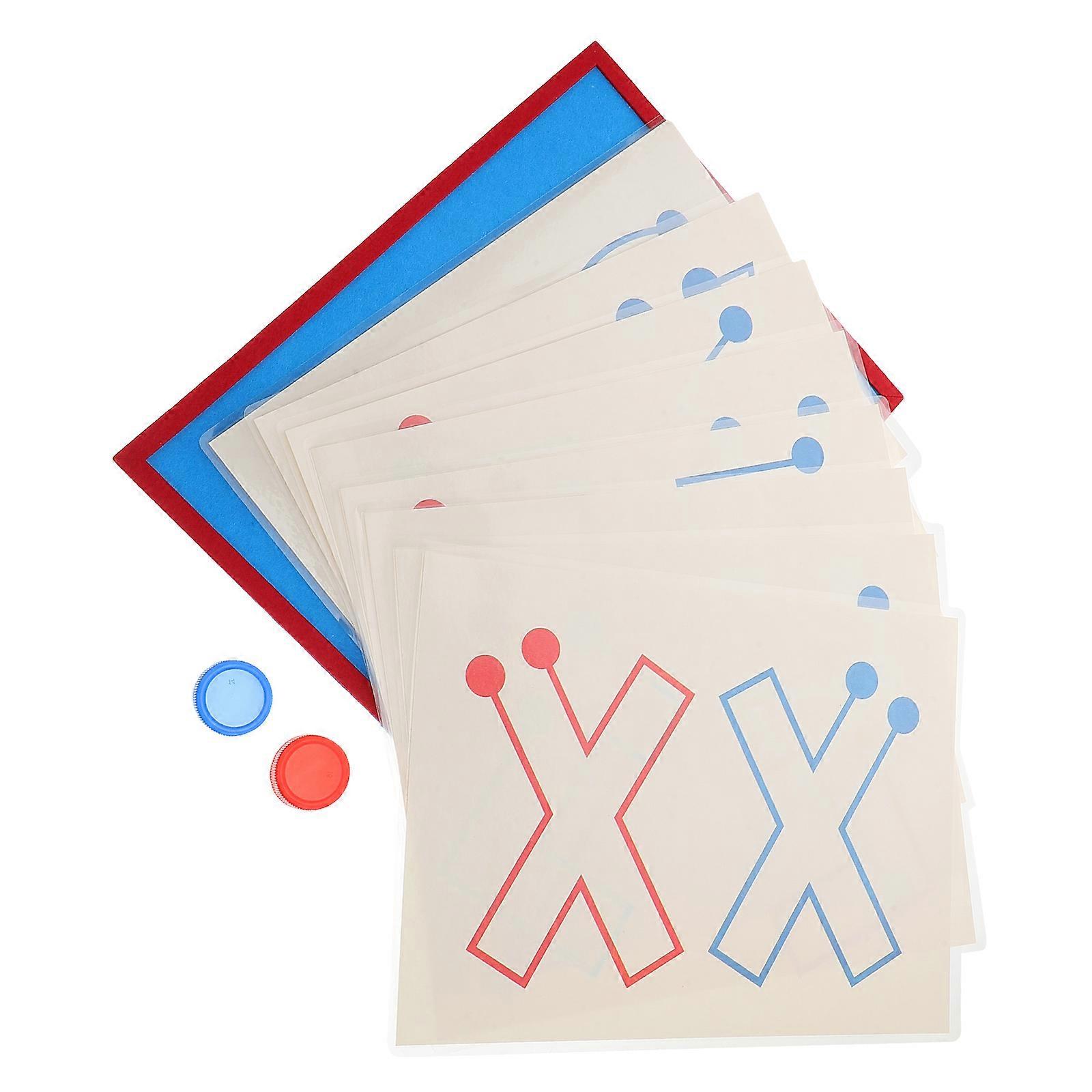 Hand-Eye Coordination Training Cards Toy for Kids Brain Development 24Pcs