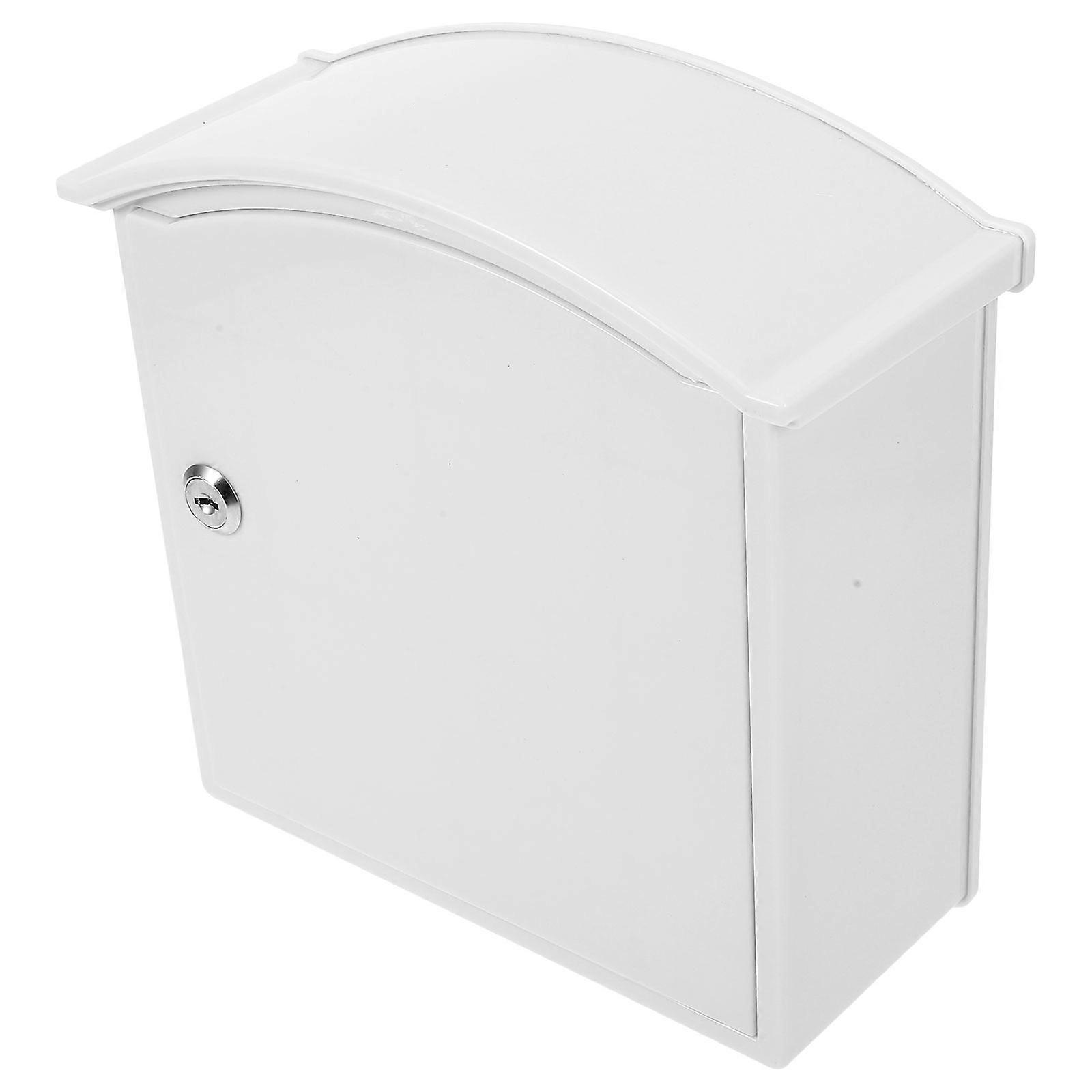 Lockable Milk Box Wall Mounted for Protected Milk Bottle Storage