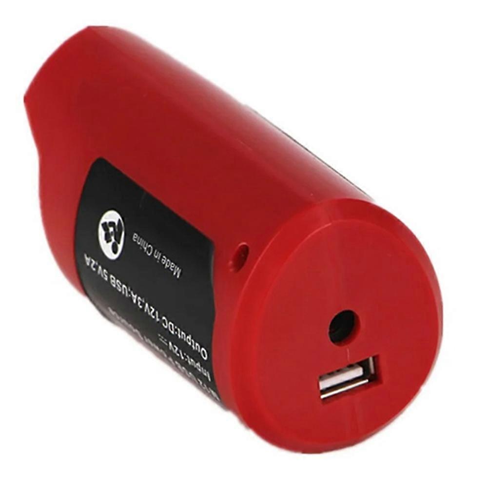 USB M12 Power Source Charger Adapter for Milwaukee M12 12V Lithium-Ion Battery with 2.1A USB Port & DC 12V Outlet