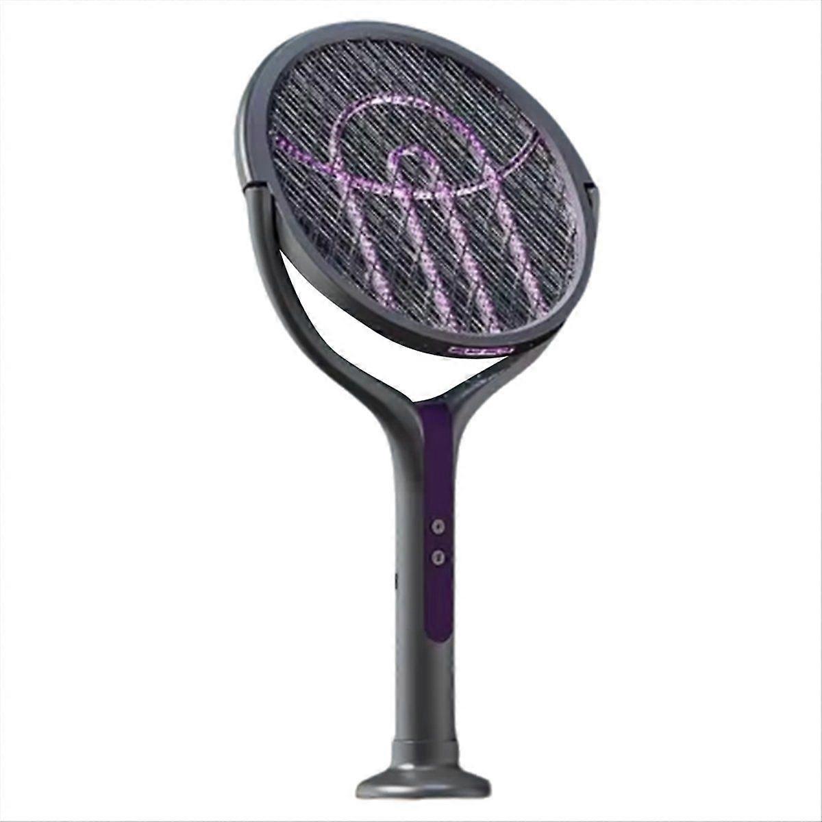 Scalable Electric Mosquito Racket Mosquito Lamp USB Rechargeable Adjustable 5-Layer Protection Grid