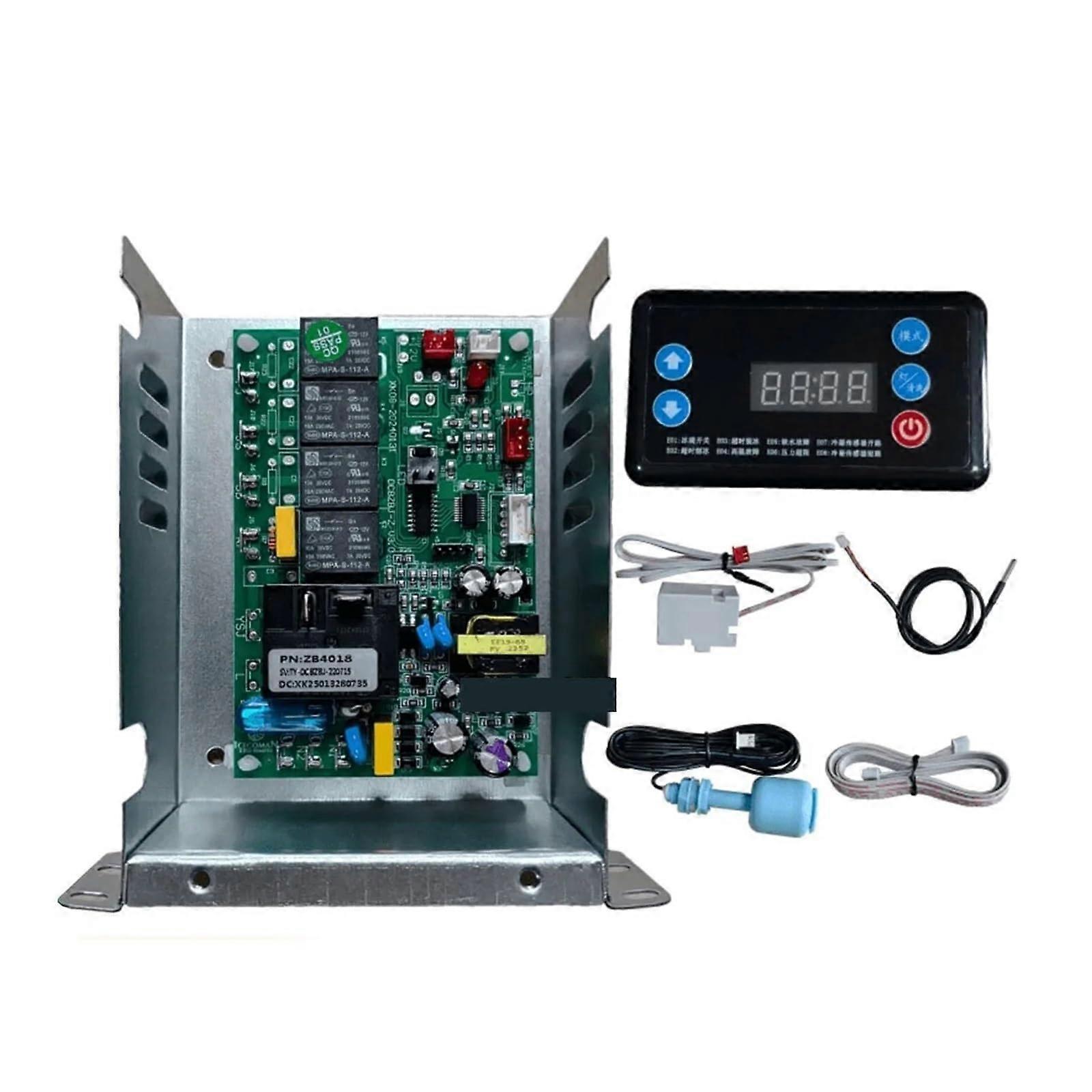 Universal Ice Machine Control Board with Display, Compatible with Lecon and Yindu, Reliable Replacement