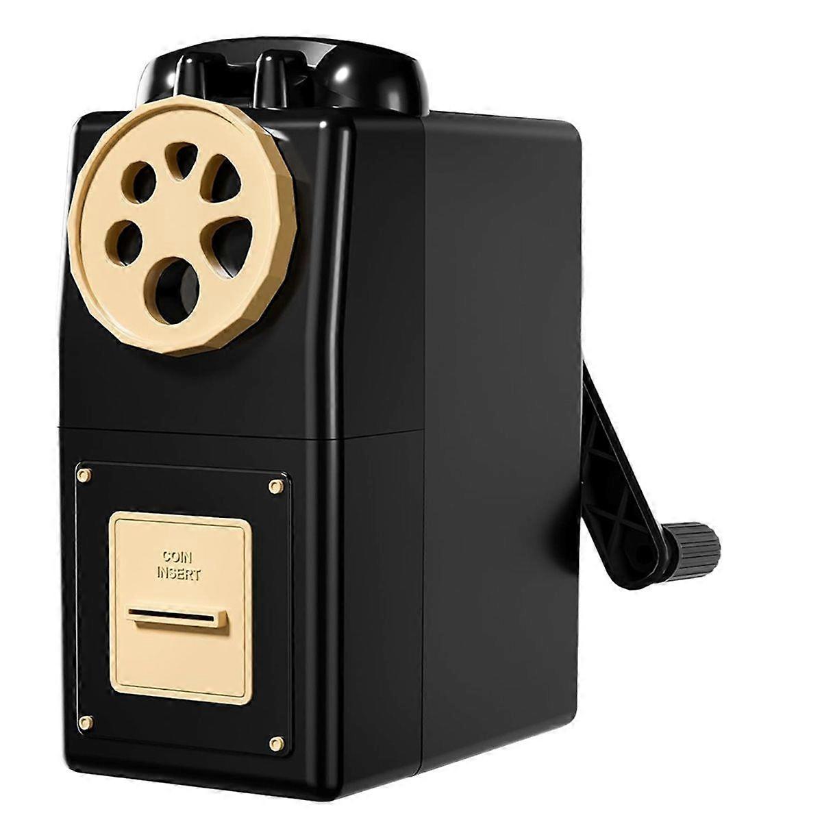 Manual Hand Crank Pencil Sharpener for Color Pencil,6 Sizes for 6-12mm Colored Pencil Sharpener Han