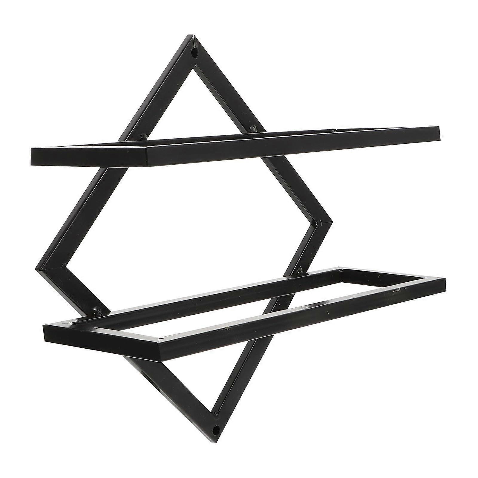 Wall Mounted Wine Rack SpaceSaving Metal Bottle Holder Modern Shelf for Kitchen Bar Decor