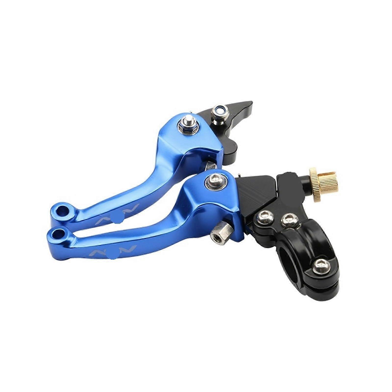 Motorcycle Brake Clutch Lever Set 7/8 Inch CNC 6Position Adjustable with Integrated Mirror Holder