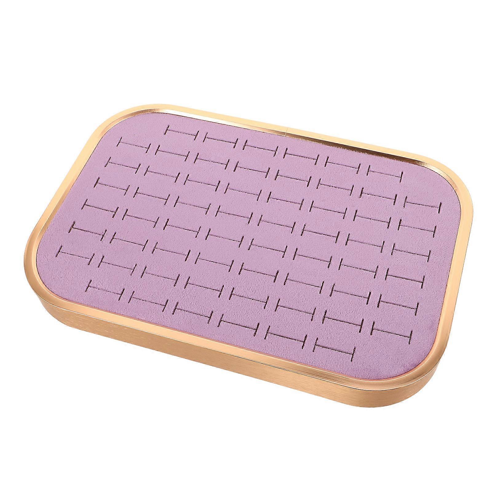 Rings Organizer Tray for Jewelry Storage 60 Slots Stackable Insert