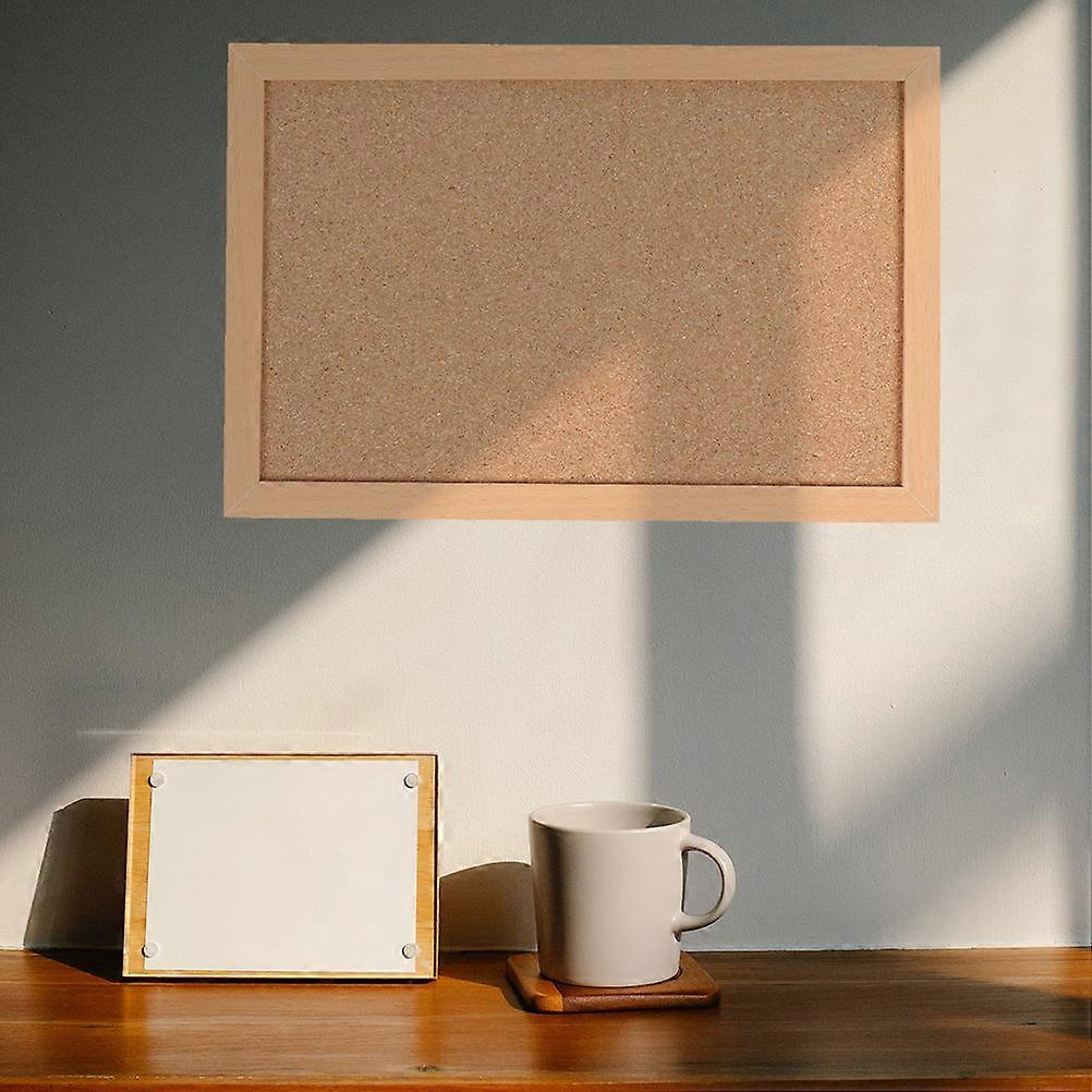 Softwood Cork Board Message Display Board for Office 1Set Double Sided