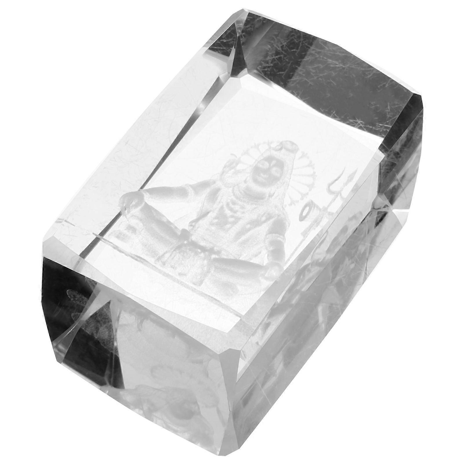 Crystal Statue Figurine for Decoration 4Pcs Decorative Ornament