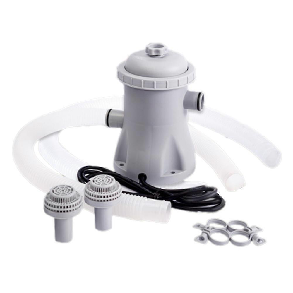 Pool Filter Pump 330 GPH Paddling Pool Electric Water Pump Pool Pumps Ground Small Pool Filter Pump US Plug
