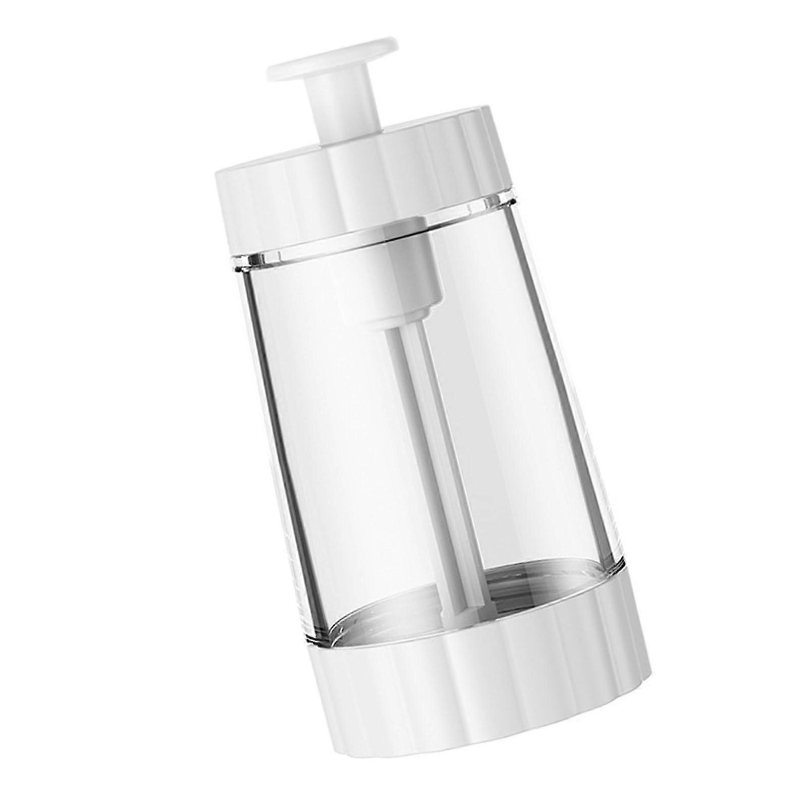 Seasoning Dispenser with Precise Measuring Control, Transparent Spice Container for Sugar, White