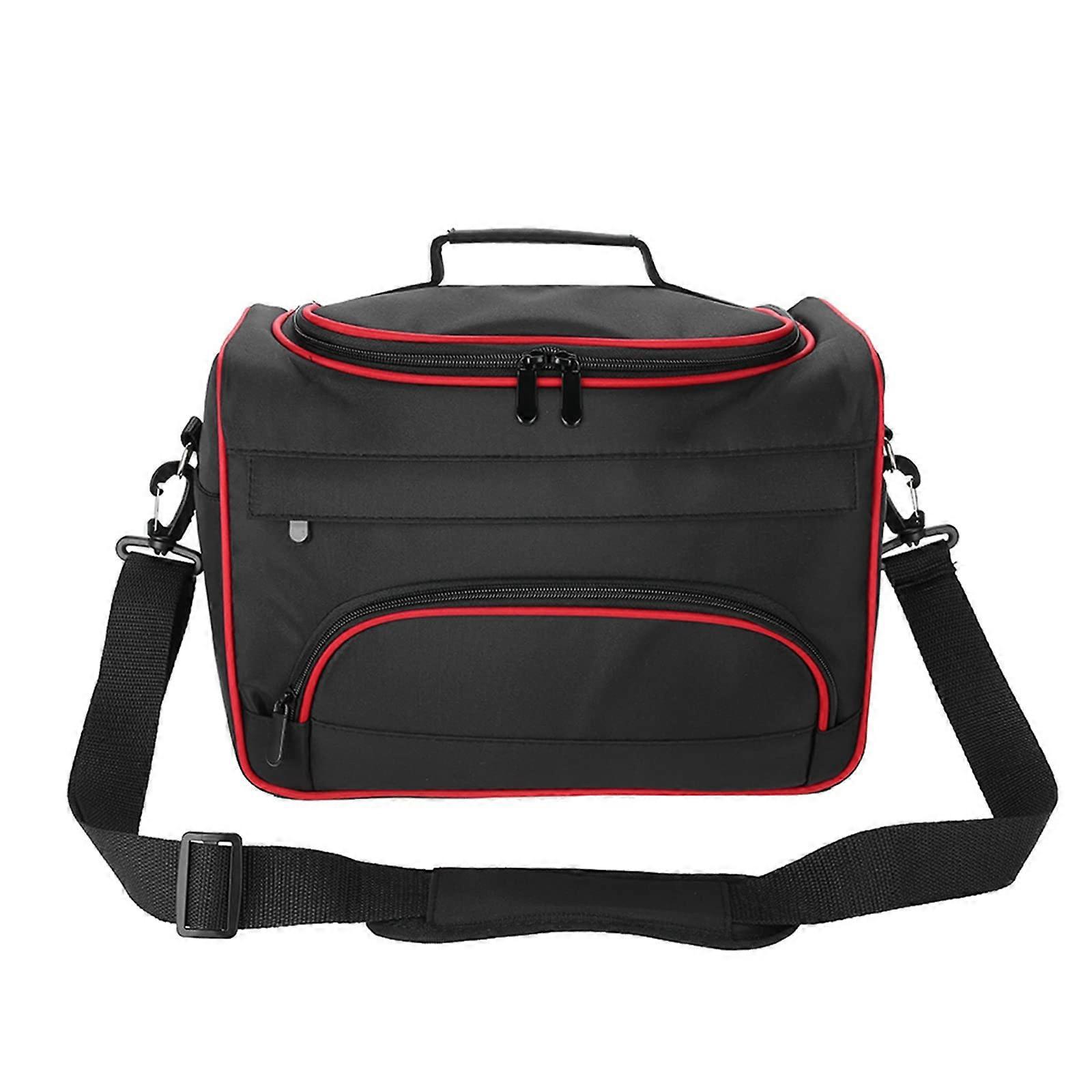 Hairdressing Tool Bag with Multiple Pockets, Large Barber Organizer with Shoulder Strap, Black