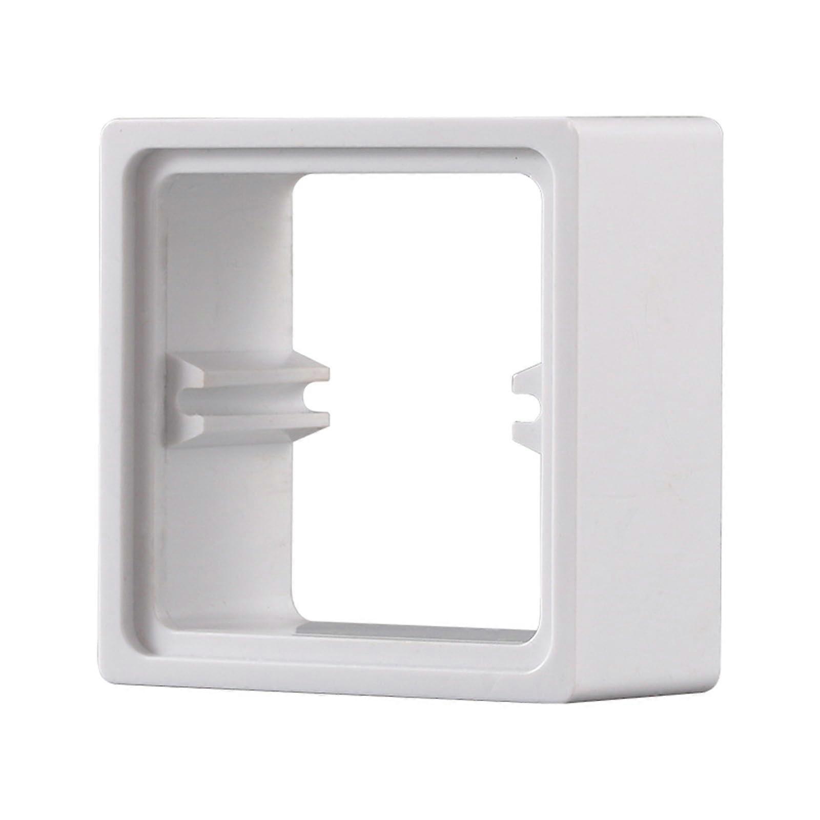 20mm Light Switch Spacer for Shallow Walls, Extra Depth Extension Plate Compatible with Smart Switches