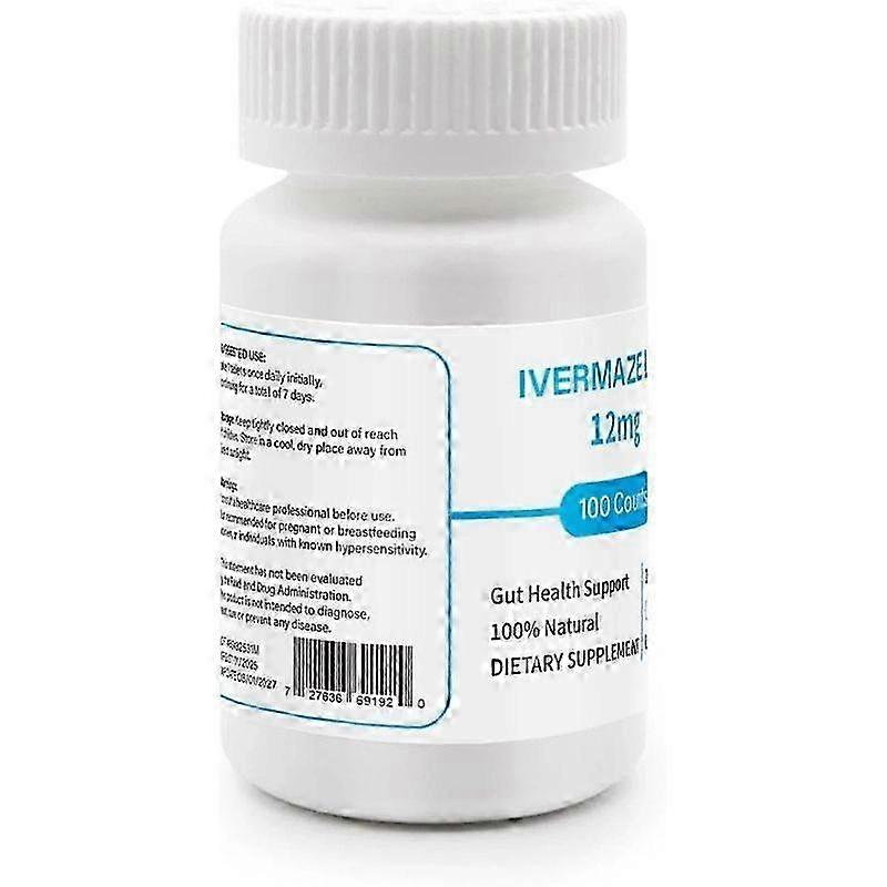 Comprimés d'IVERMET pour personne 12 mg, 100 comprimés, pureté 99 %, complément digestif