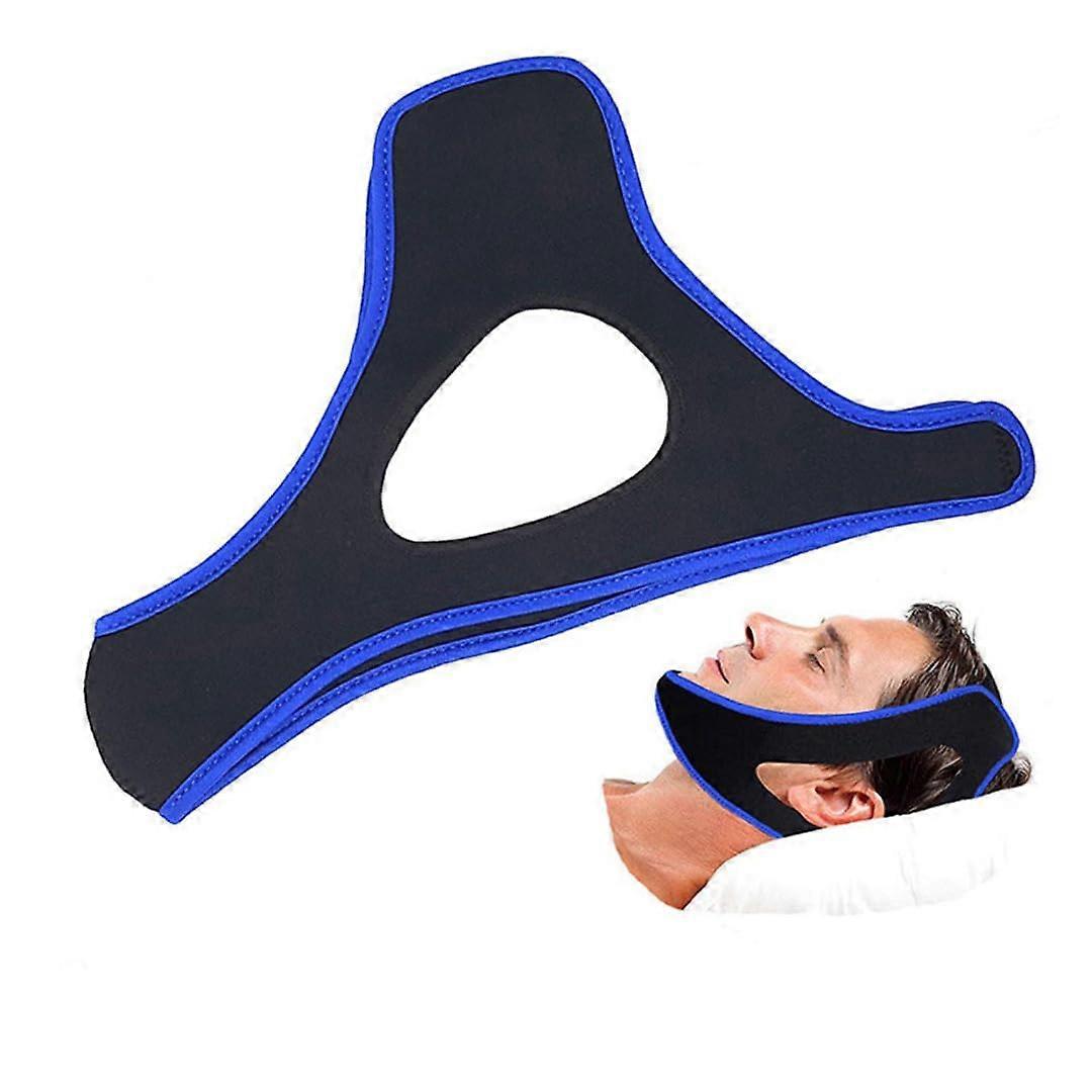 Adjustable Anti Snoring Chin Strap for Comfortable Sleep, Breathable Snoring Solution for Nighttime