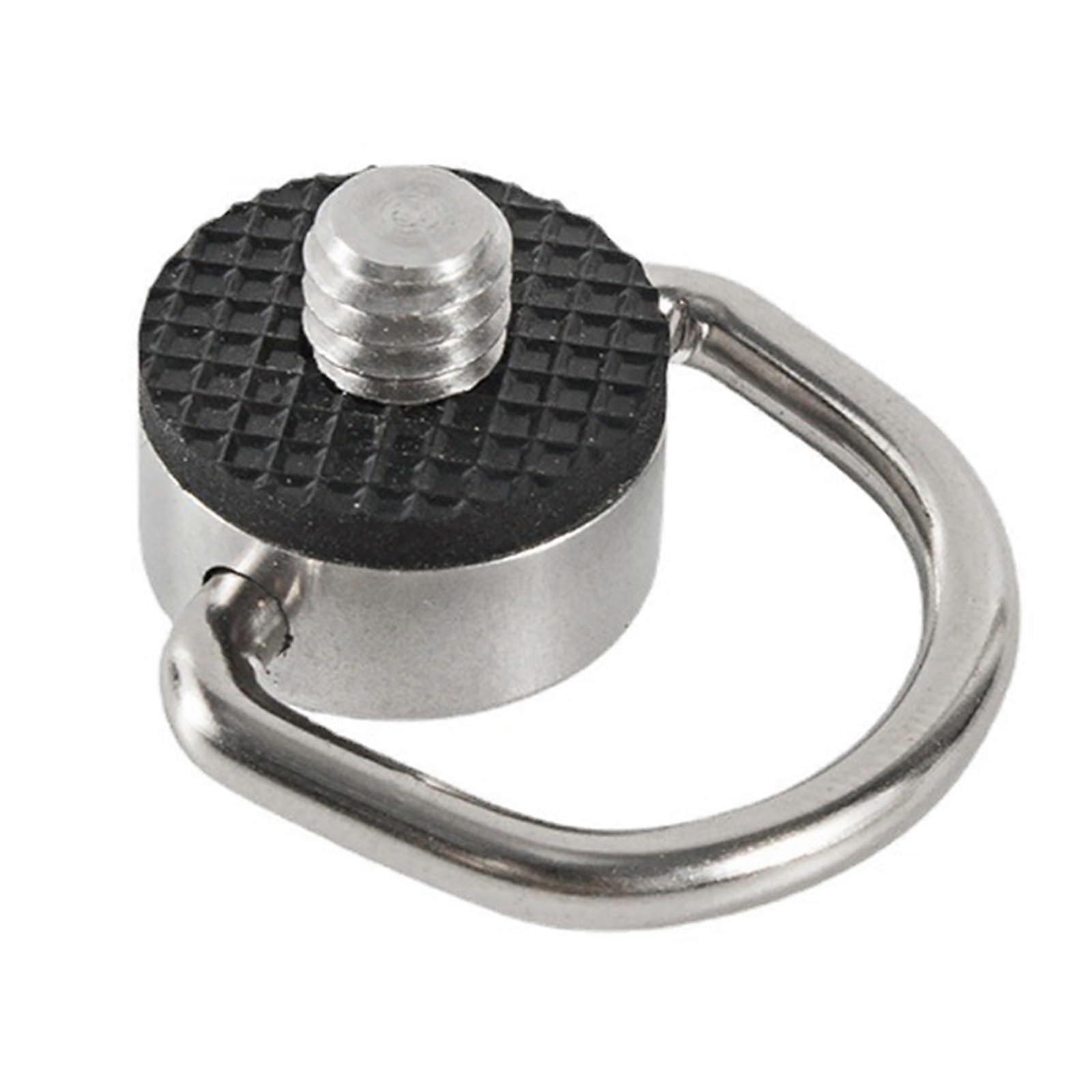 DSLR Tripod Screw 1/4 Inch Stainless Steel D Ring Quick Release Plate for Secure Camera Attachment