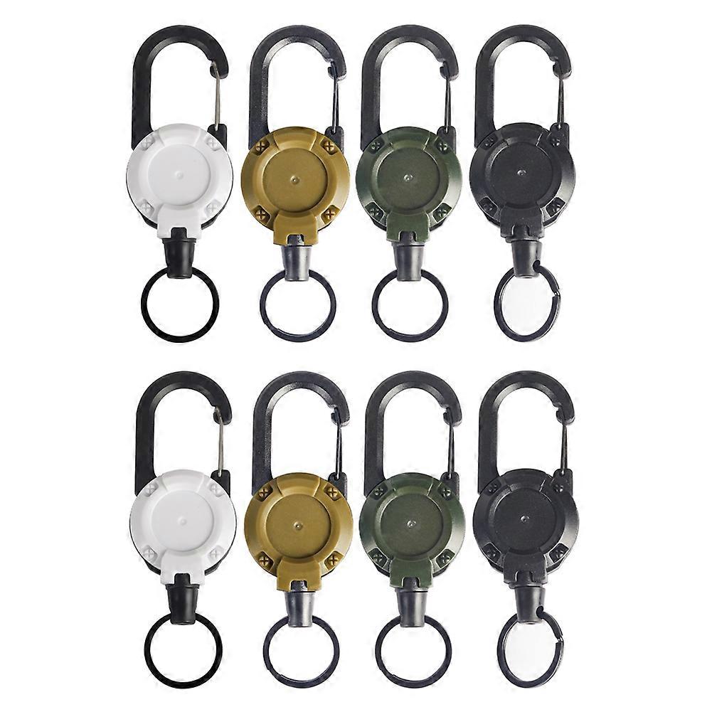 Buckle Outdoor Tools Retractable Keychain Automatic Retractable