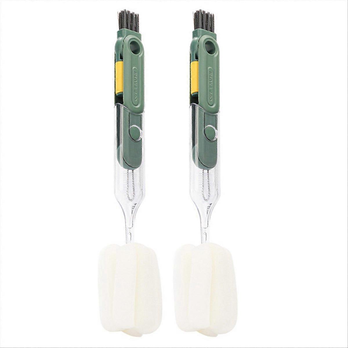 Use multi-function cup brush five-in-one sponge cup brush Green