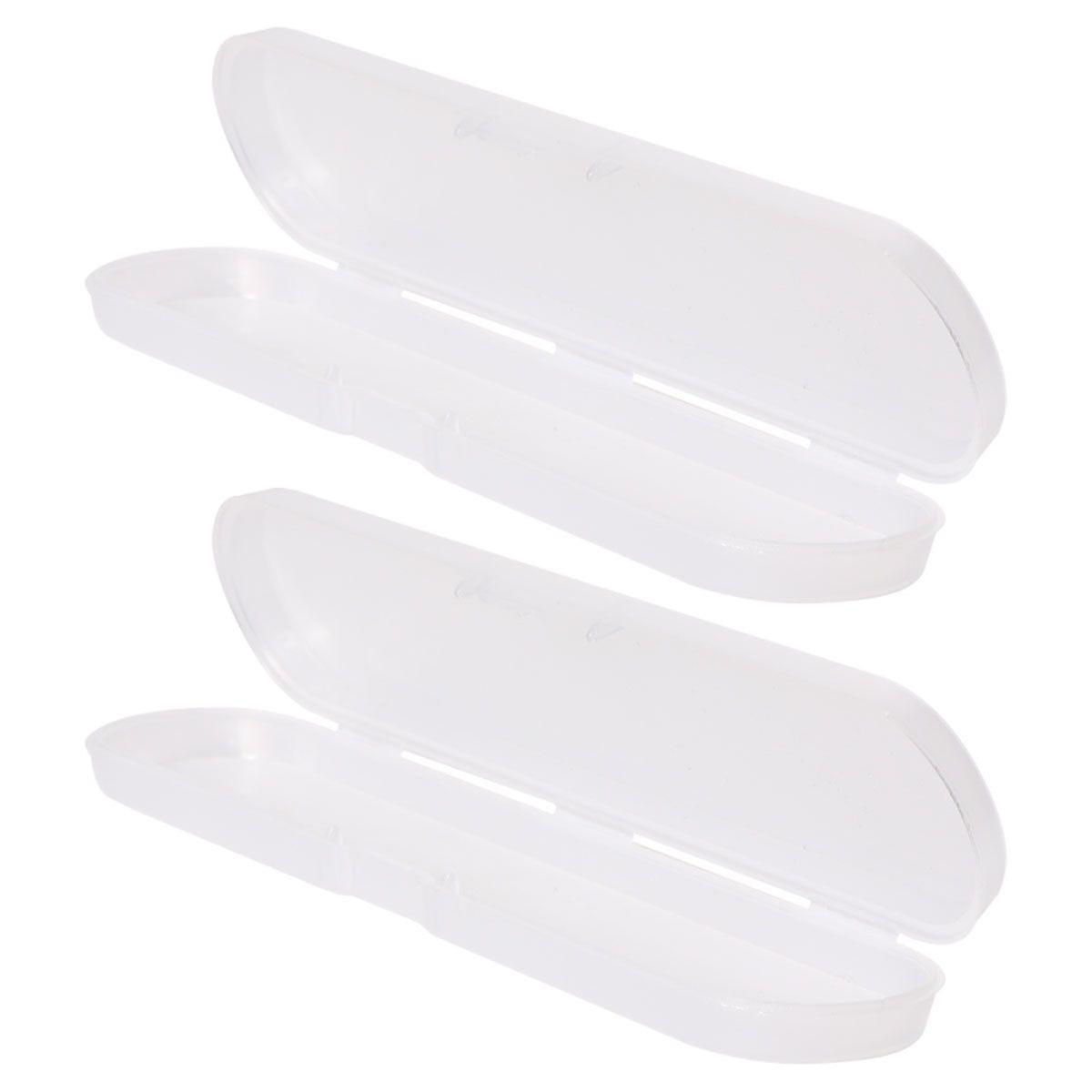 2pcs Thermometer Box Small Plastic Temperature Measurement Tool Box Digital Thermometer Storage Case