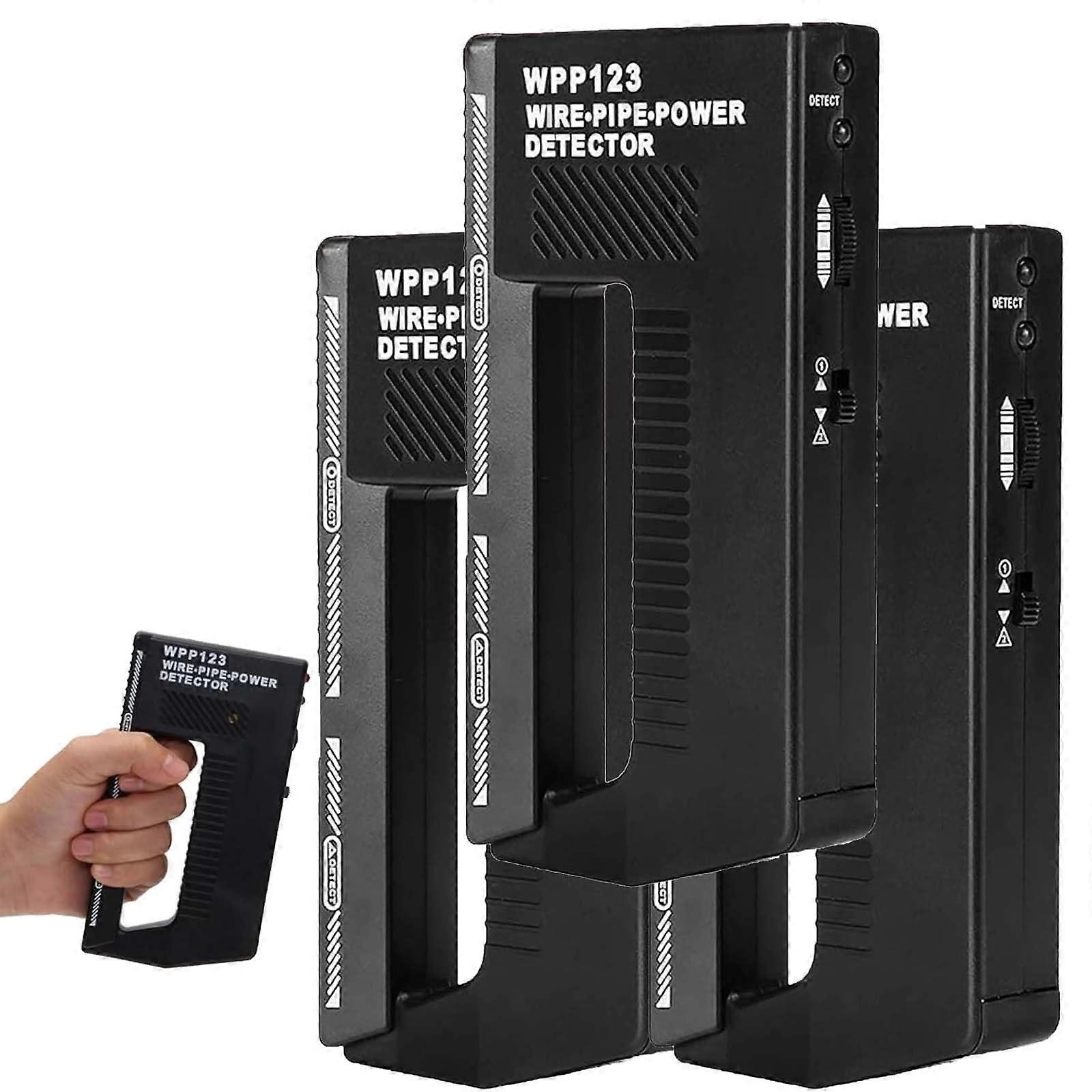 Wall Scanner Metal Detector 3 Pack Wire Pipe Power Finder with Adjustable Alert and Easy Storage