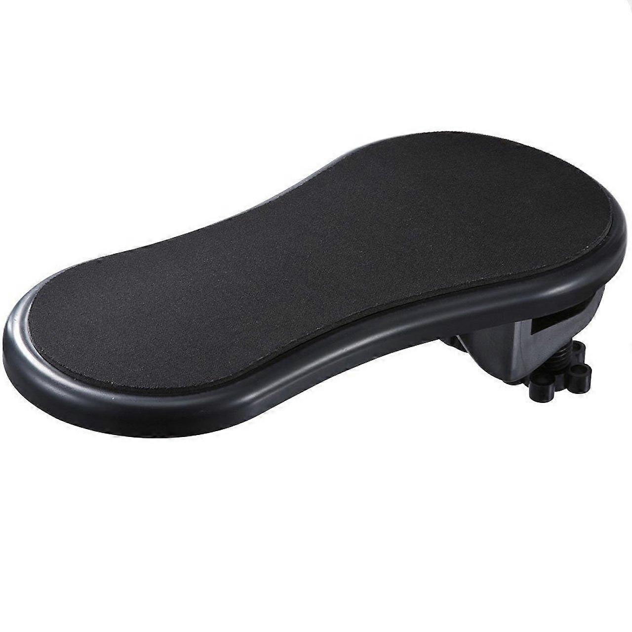 Ergonomic Desk Armrest Black for Forearm Support and Shoulder Strain Reduction Adjustable