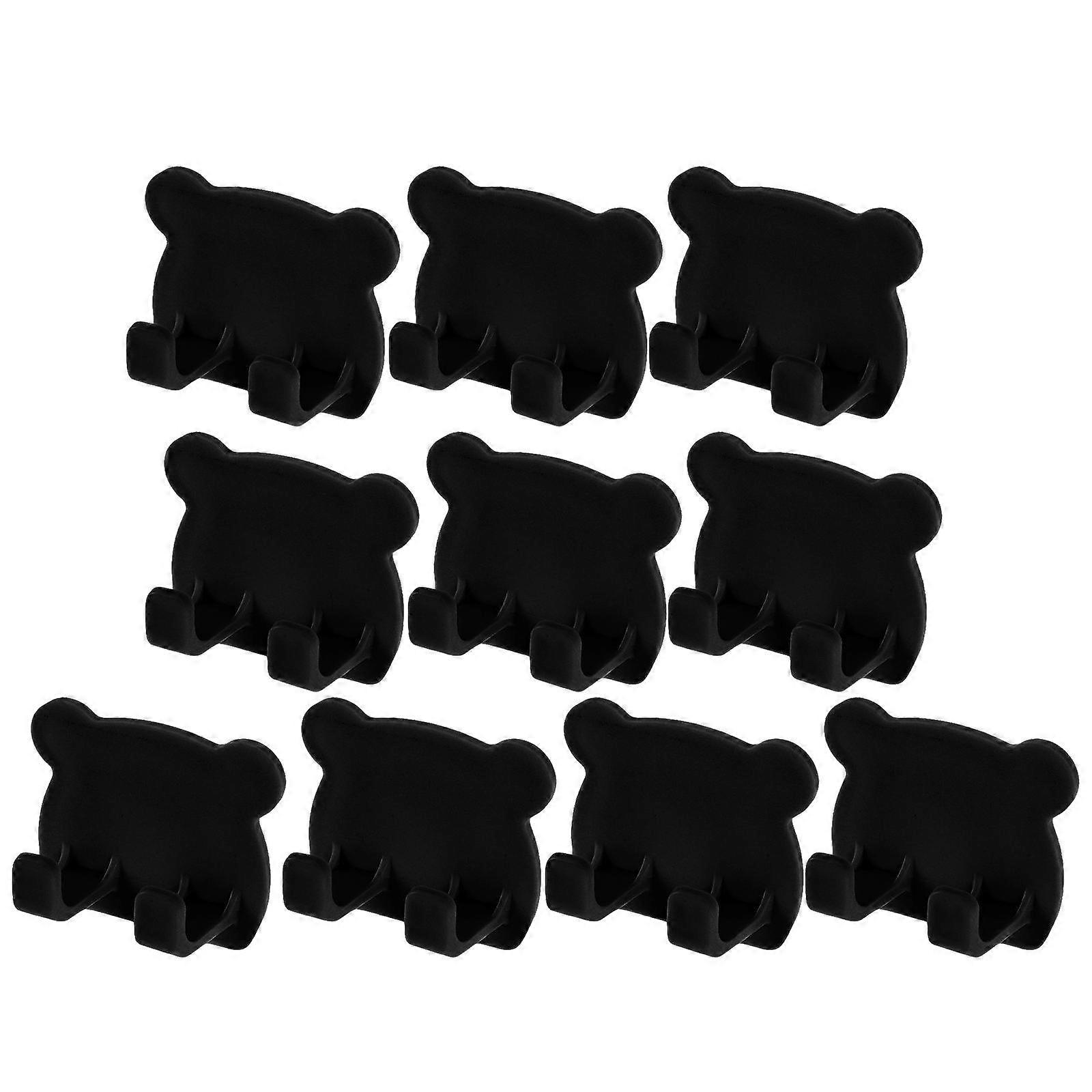 Wall Mounted Razor Holder for Shower with Multipurpose Hooks 10Pcs