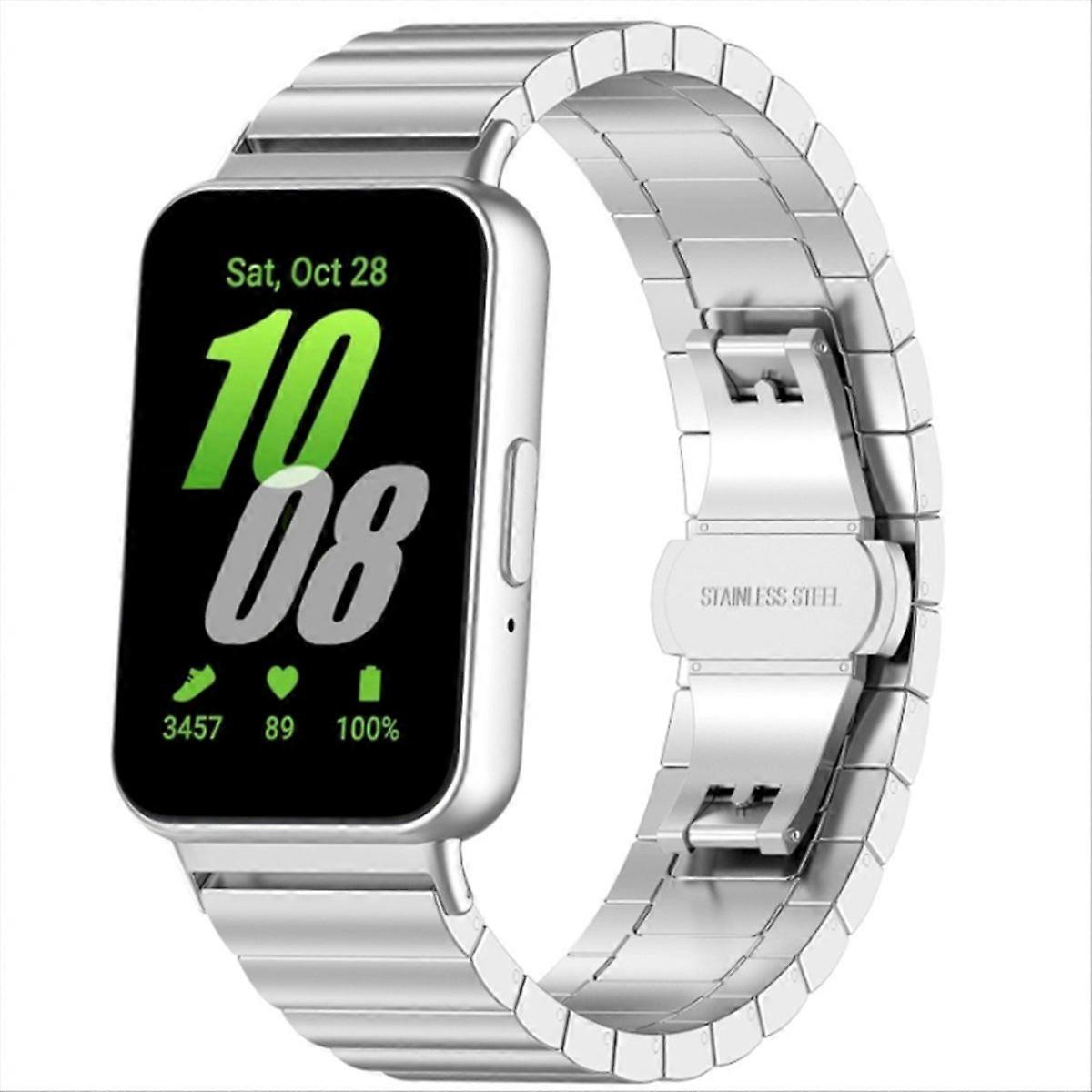 Metal Strap For Samsung Galaxy Fit3 A Silver