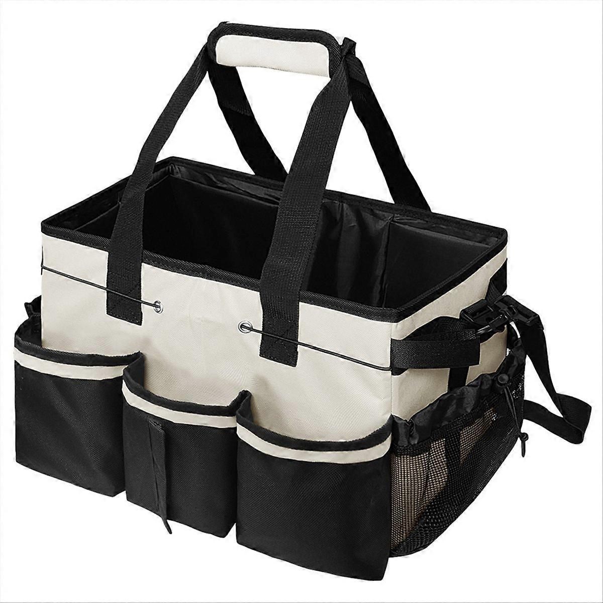 Cleaning Organizer With Multi-function Pocket On Shoulder Strap
