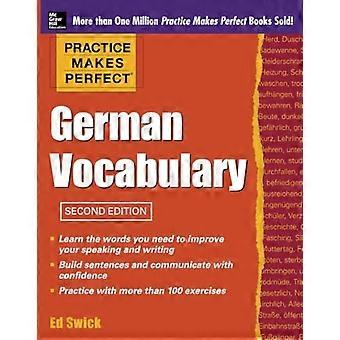 La práctica hace perfecto vocabulario alemán (la práctica hace perfecta serie)