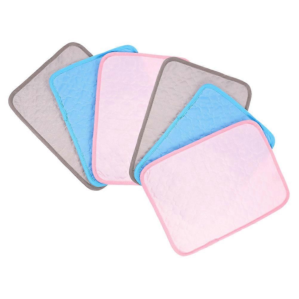 Small Pet Cooling Mat Comfortable Summer Pad for Hamsters 12Pcs Set