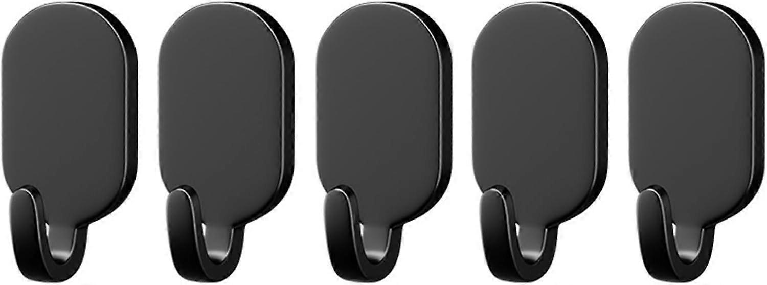 5-Pack No-Drill Wall Hooks