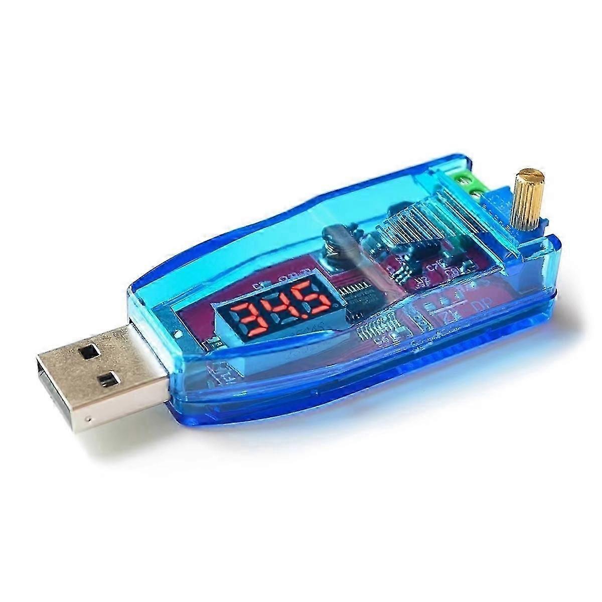 DC-DC Adjustable Step Up/Down Power Supply Module, 1.0V-24V Input, Red