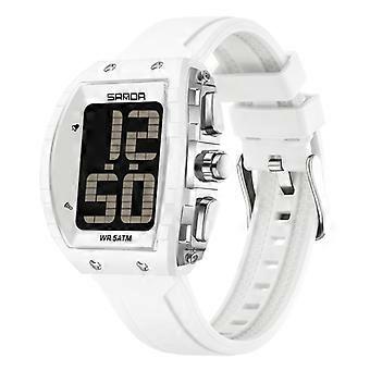 Waterdicht digitaal sporthorloge voor heren, militair digitaal horloge met alarm en achtergrondverlichting, klassiek model met grote wijzerplaat.