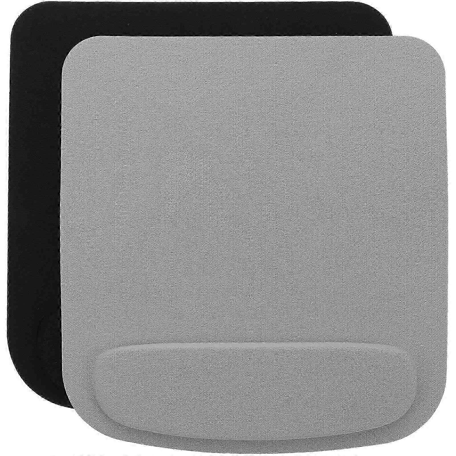 2pcs Soft Wireless Mouse Gaming Mouse Pad with Wrist Rest