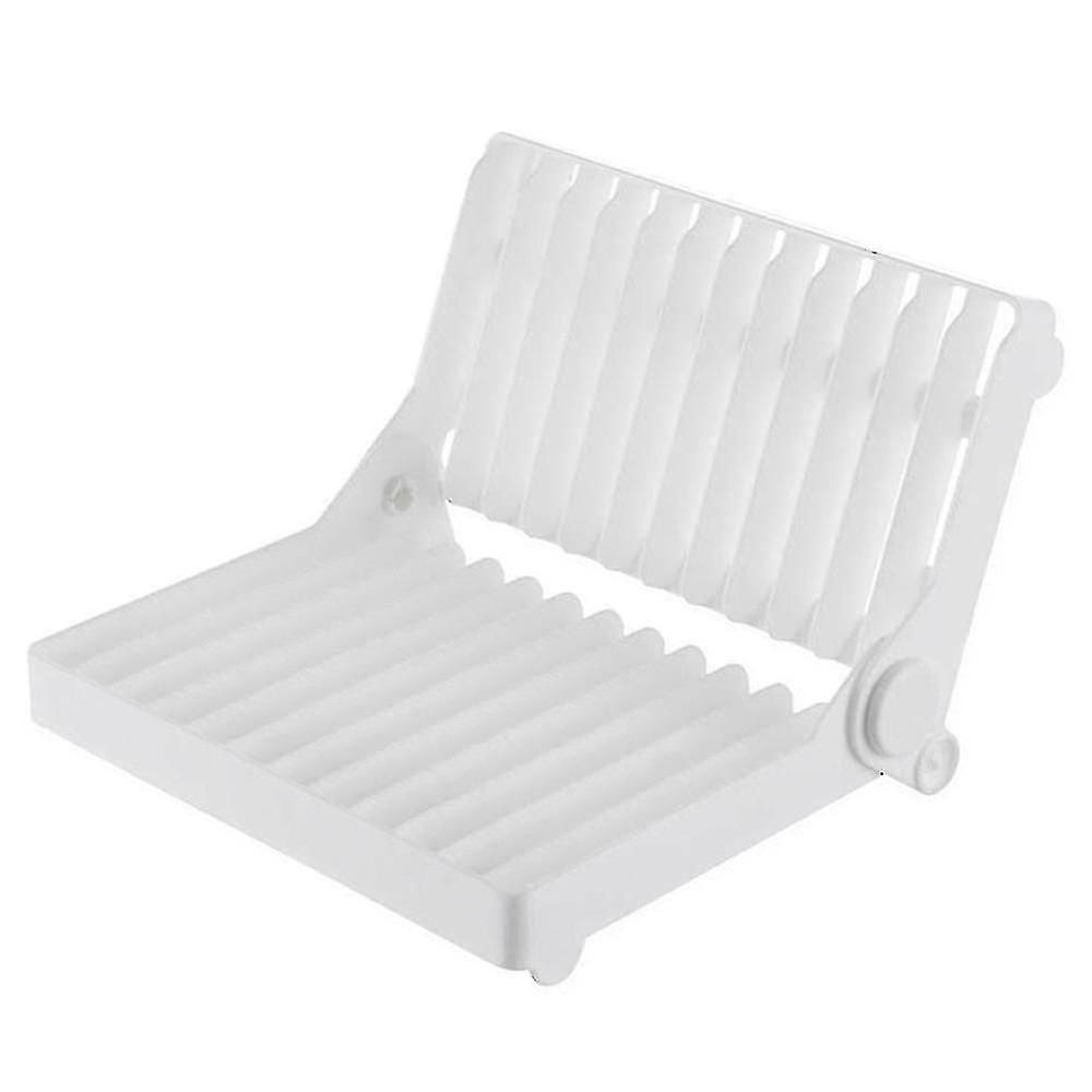 Foldable Dish Plate Drying Rack Organizer Kitchen Storage Basket Tools
