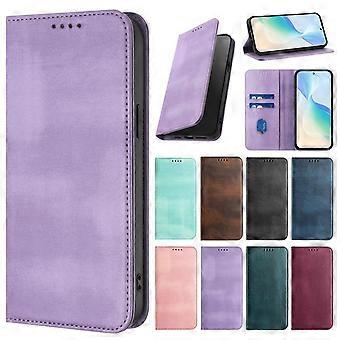 Wallet Case for Realme P3 5G PU Leather Flip Cover with RFID Blocking, Shockproof Protection, Magnetic Closure, Kickstand – Light Purple