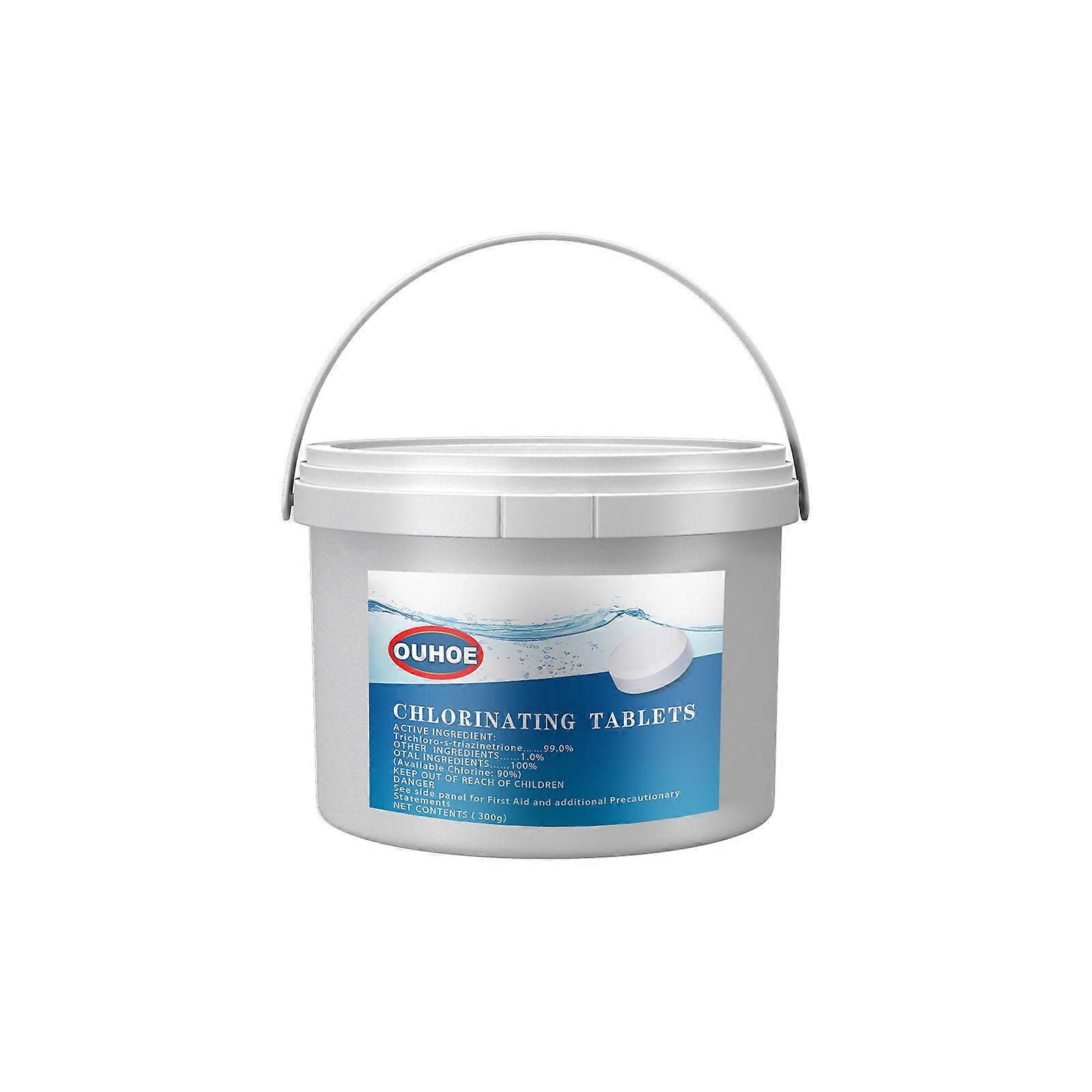 Chlorinating Tablets, Water Cleaning Pool Cleaning Multifunctional Cleaning Effervescent Tablets