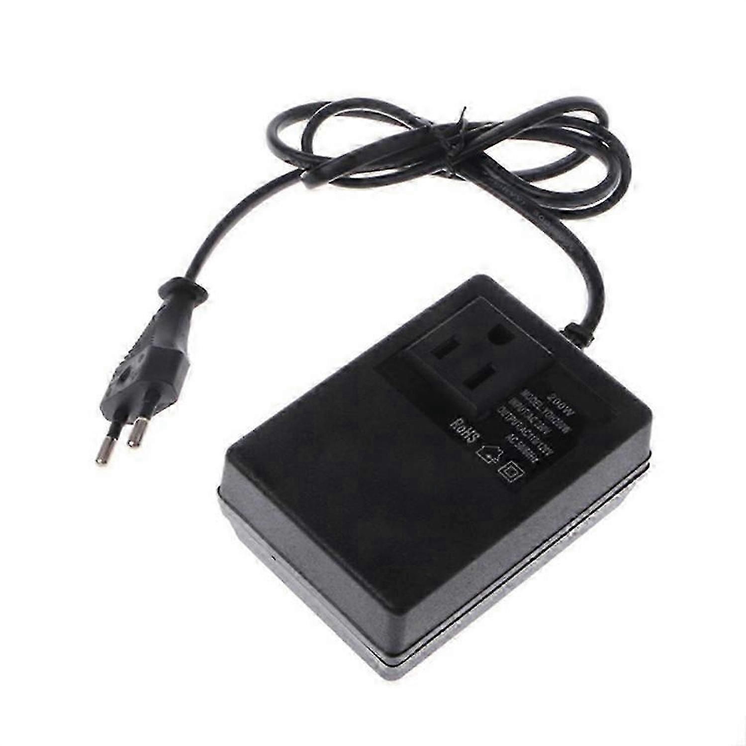 200W AC 220V to 110V Step Down Power Converter EU Plug