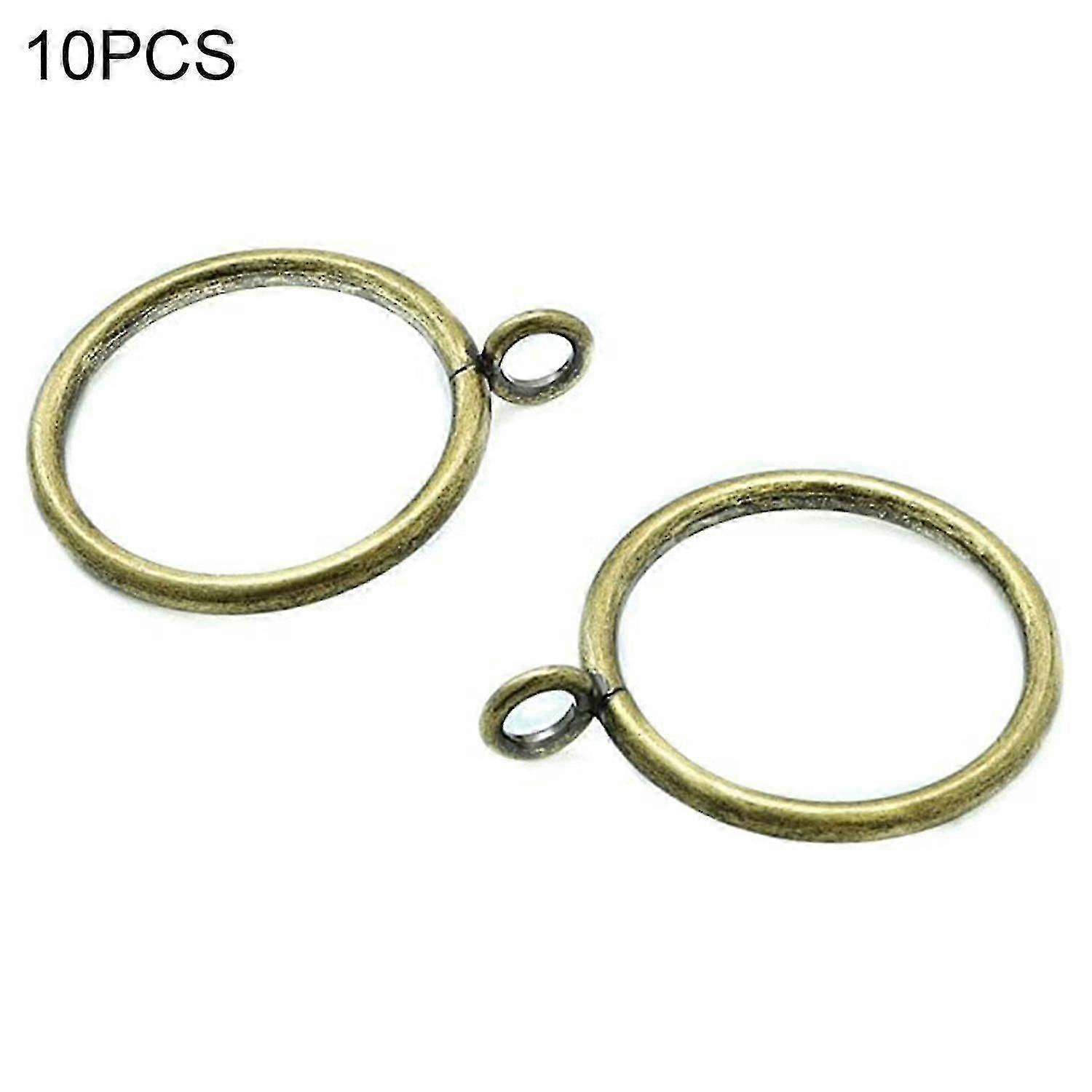 10Pcs Mini Shower Curtain Hooks Rings Clips with Eyelets for Home Window
