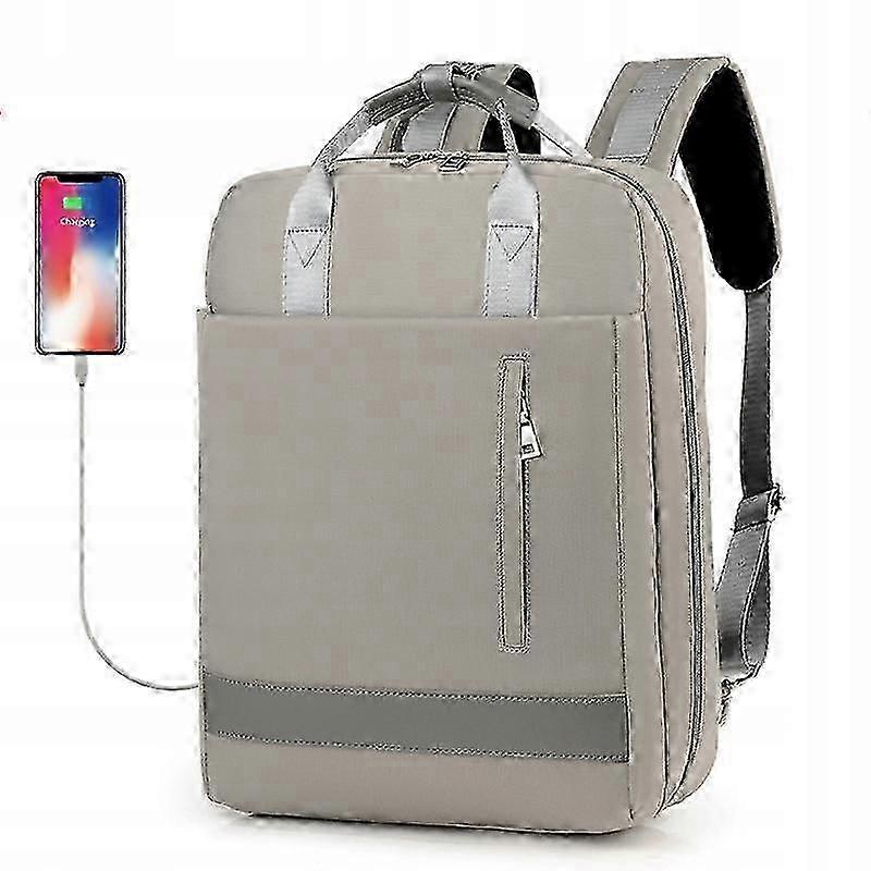 Jq 1005 Backpack / Bag compatible with Laptop 15.6 Usb Gray