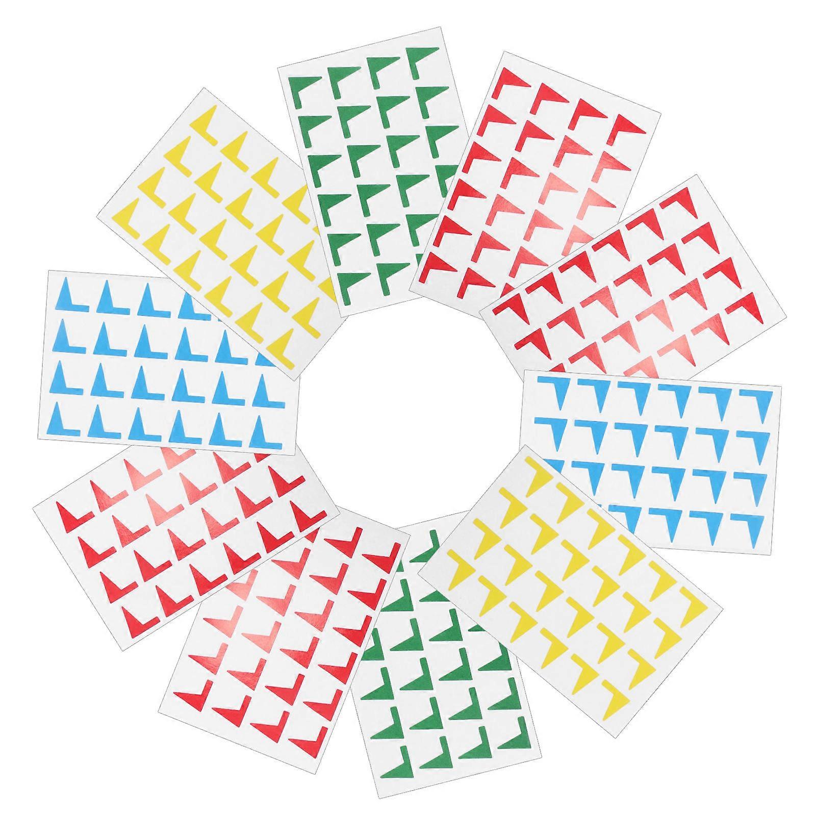Educational Map Marker Flags Sticky Tabs for Planning 1Pack Assorted Color