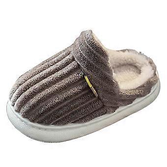 Winter Cotton Slippers for Kids & Toddlers  Warm, Non-Slip, Plush Indoor Shoes, Compatible with Little/Big Kids