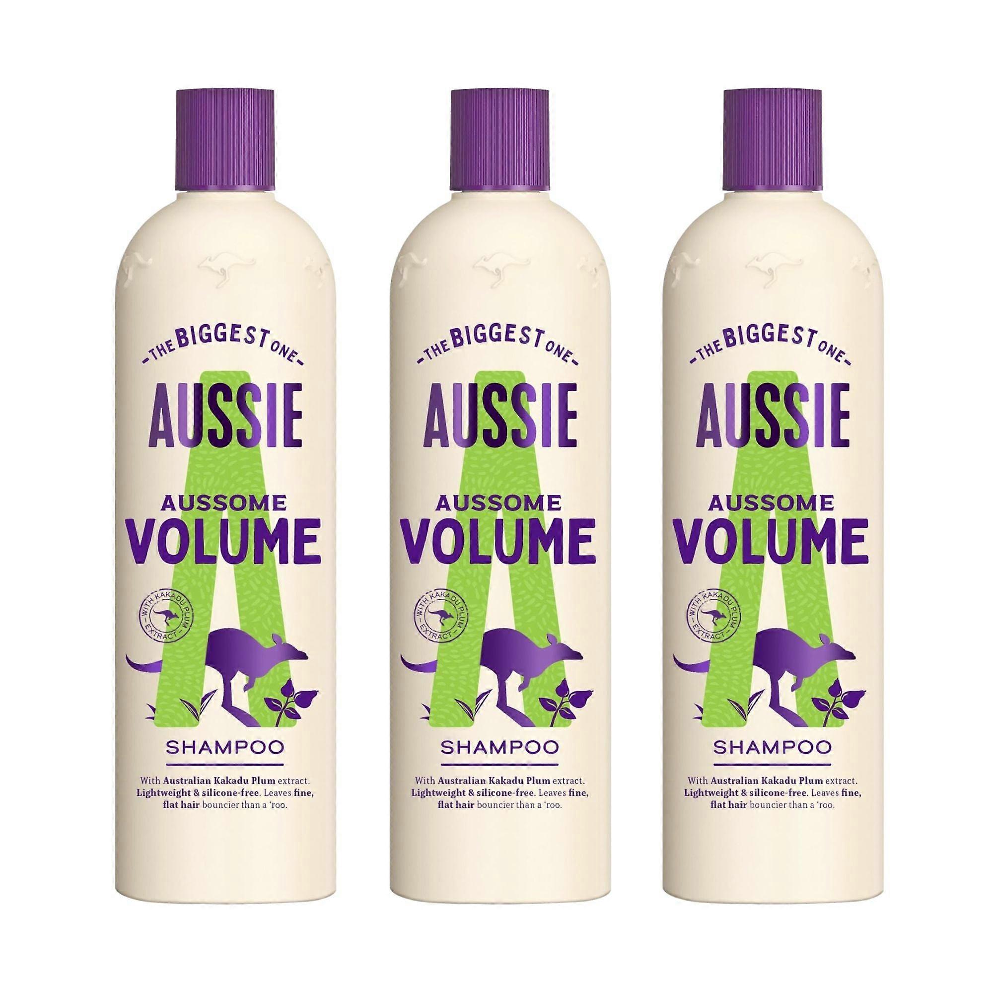 Aussie Aussome Volume Shampoo 675ml X3