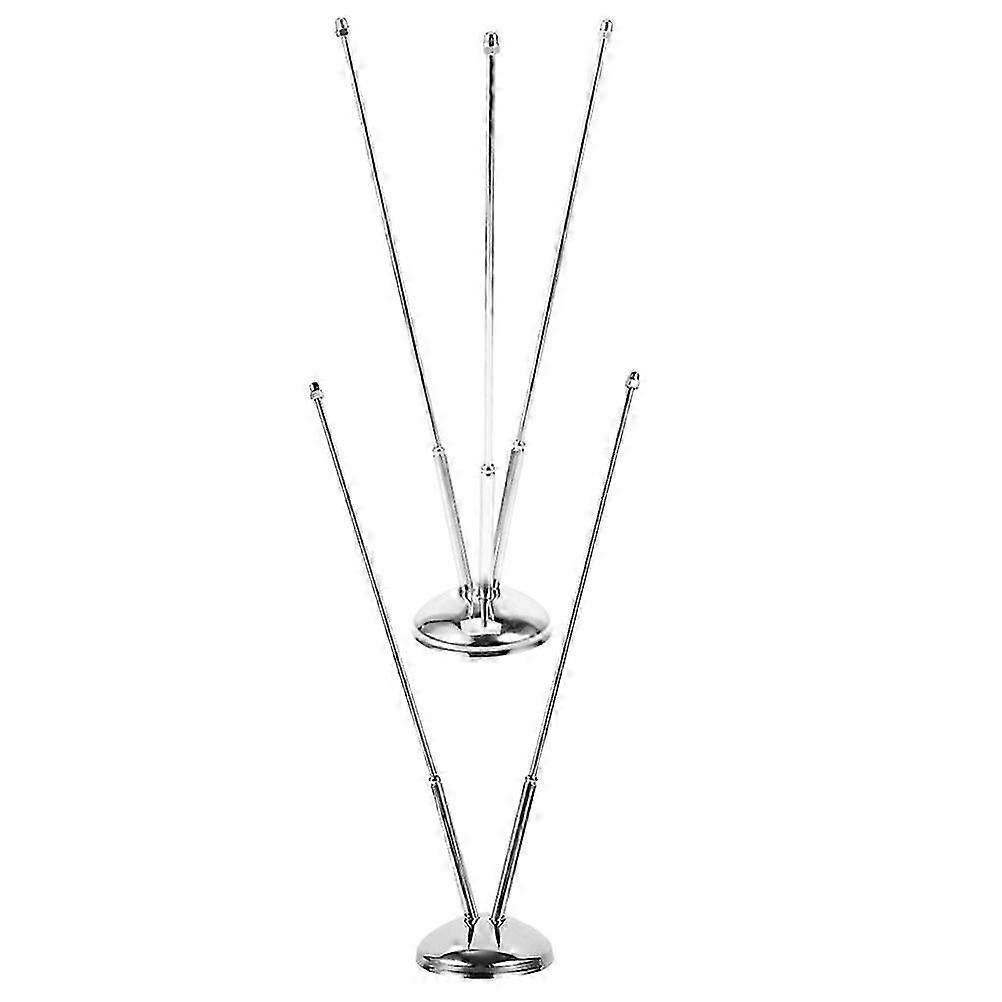 Tischfahnenhalter aus Metall, 2er-Pack