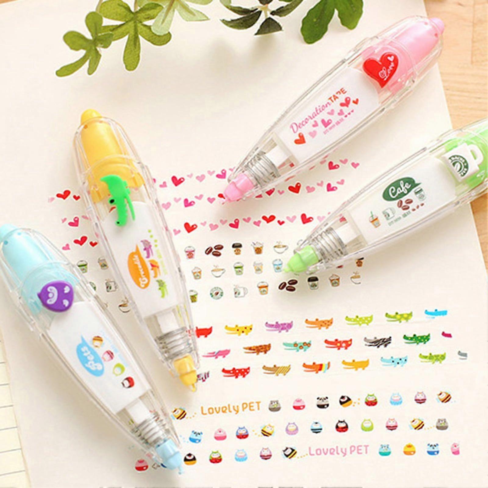 Students Correction Tape School Stationery Creative Cute Cartoon Pattern Smooth
